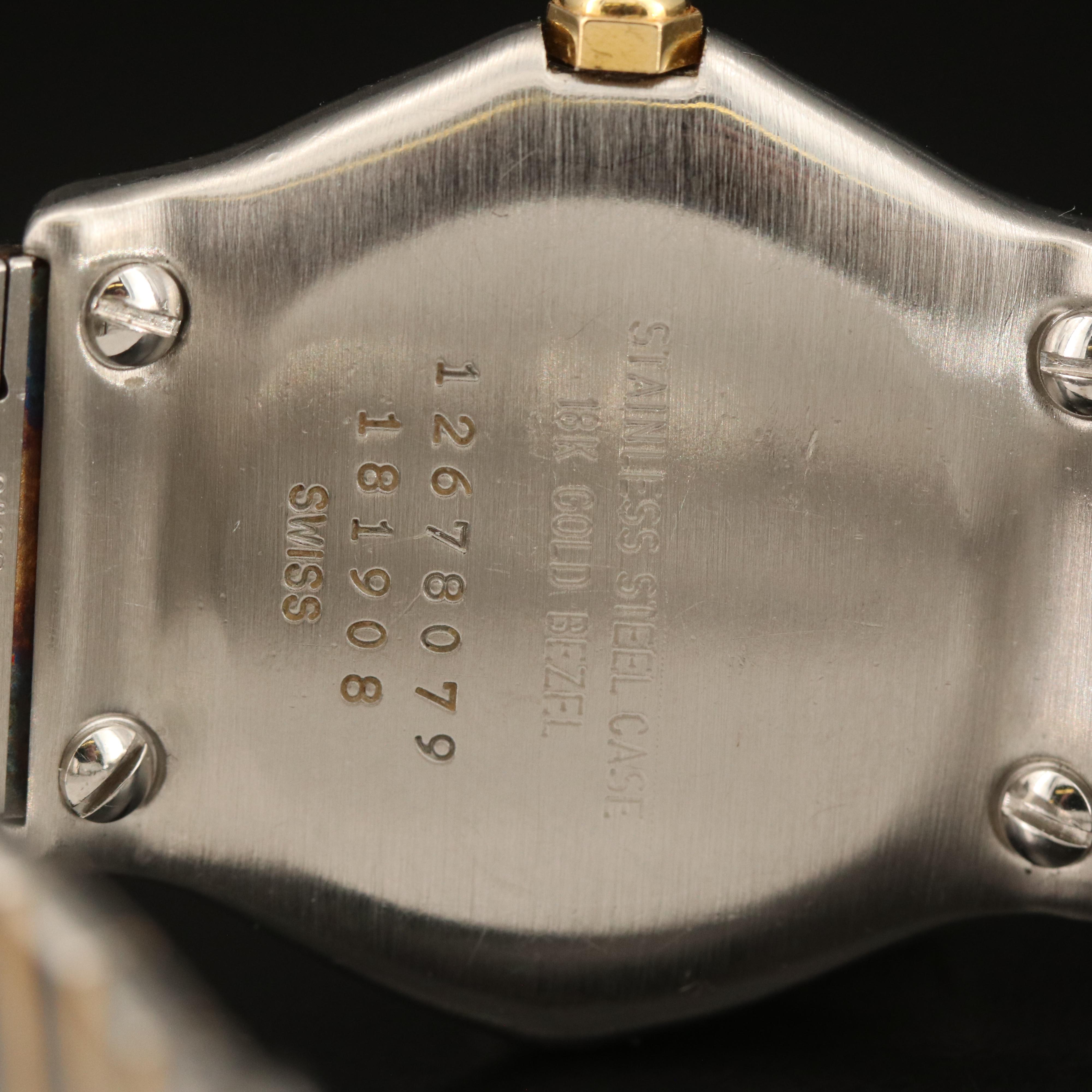 Ebel Classic Wave Black Diamond Dial Watch