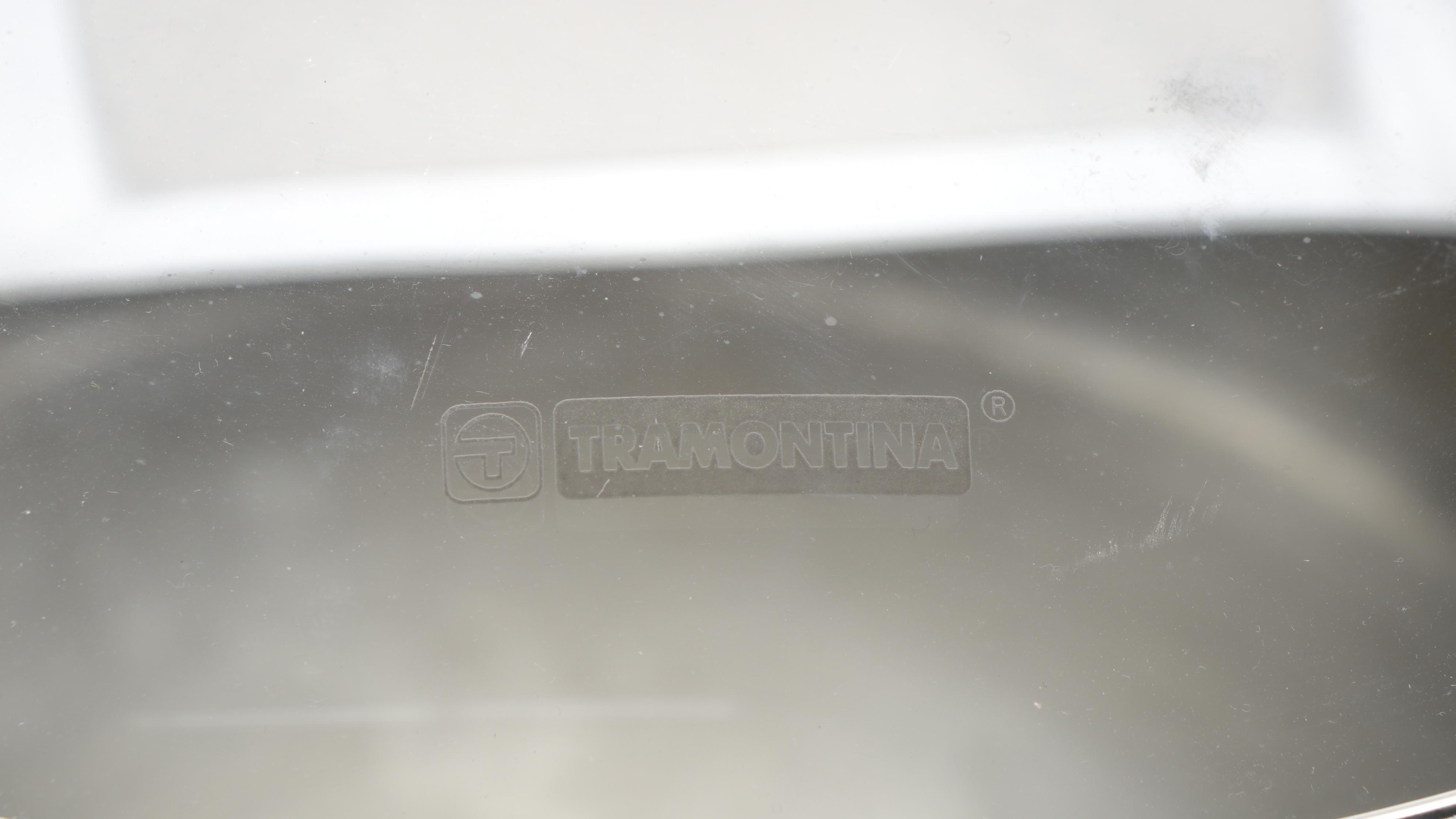 Tramontina and Other Stockpots With Strainers and Strainer Insert