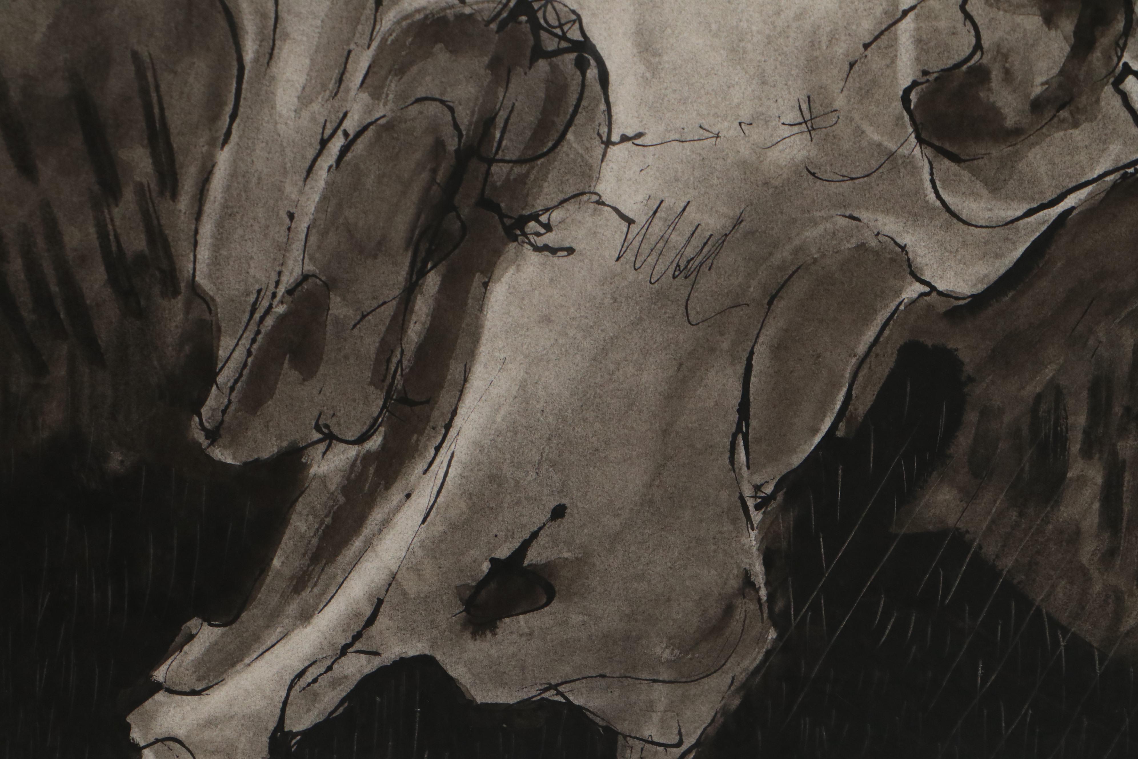 Walter Sorge Still Life and Figural Charcoal Drawings and Other