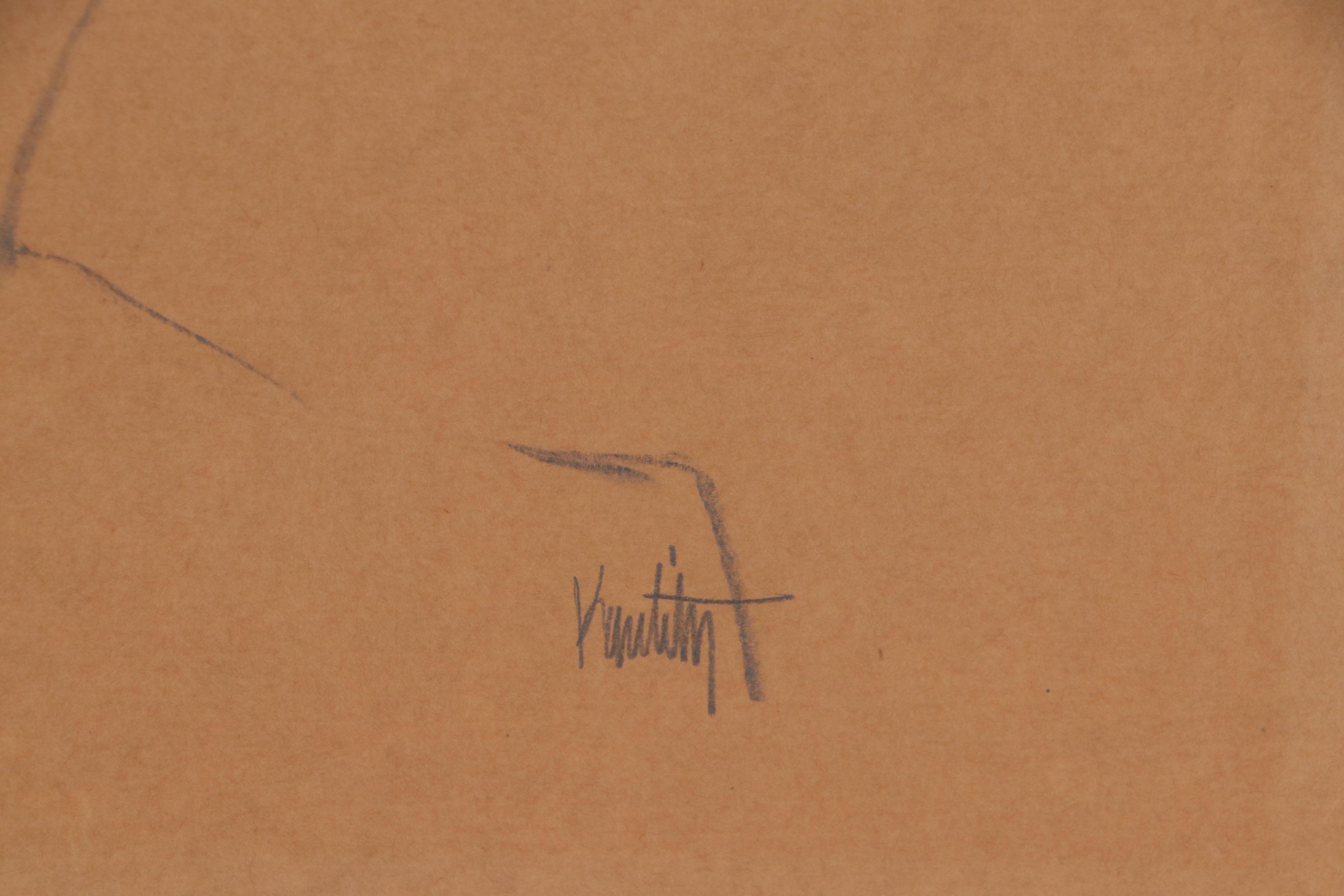 Walter Sorge Still Life and Figural Charcoal Drawings and Other