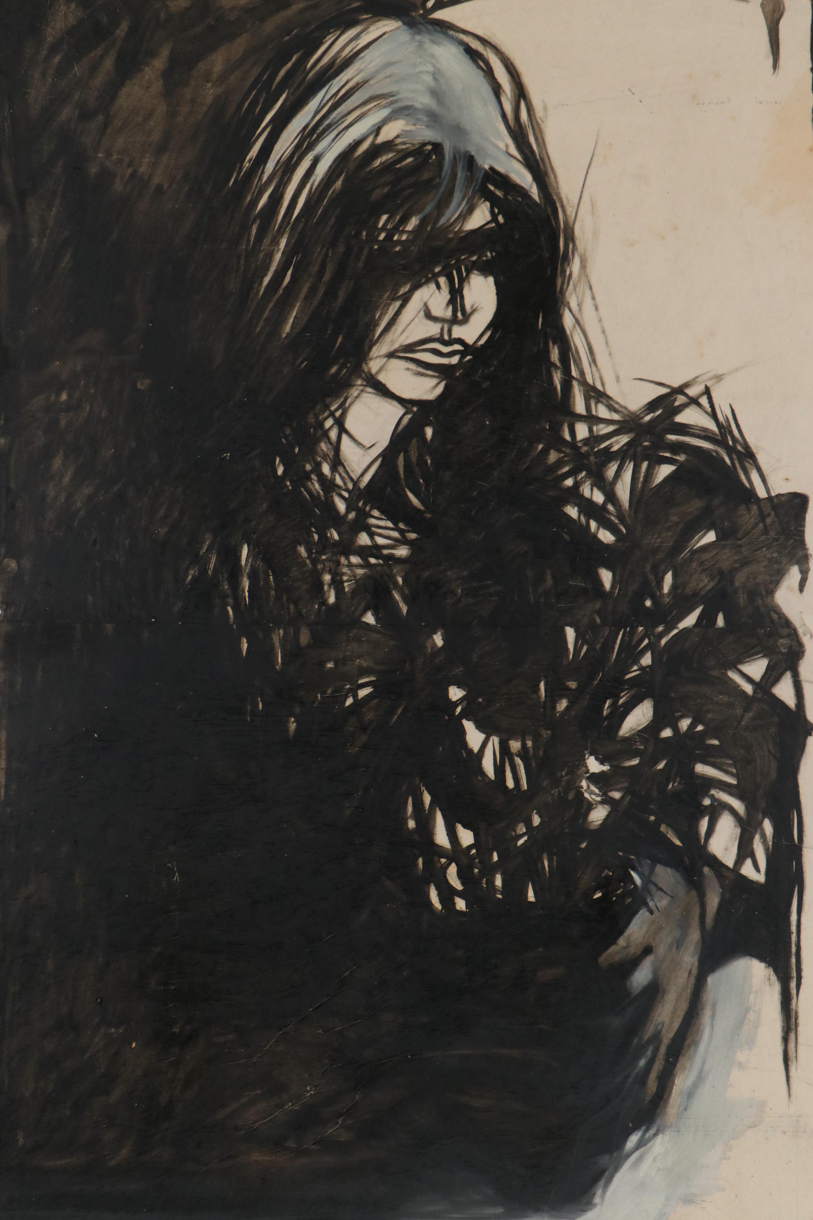 Walter Sorge Still Life and Figural Charcoal Drawings and Other