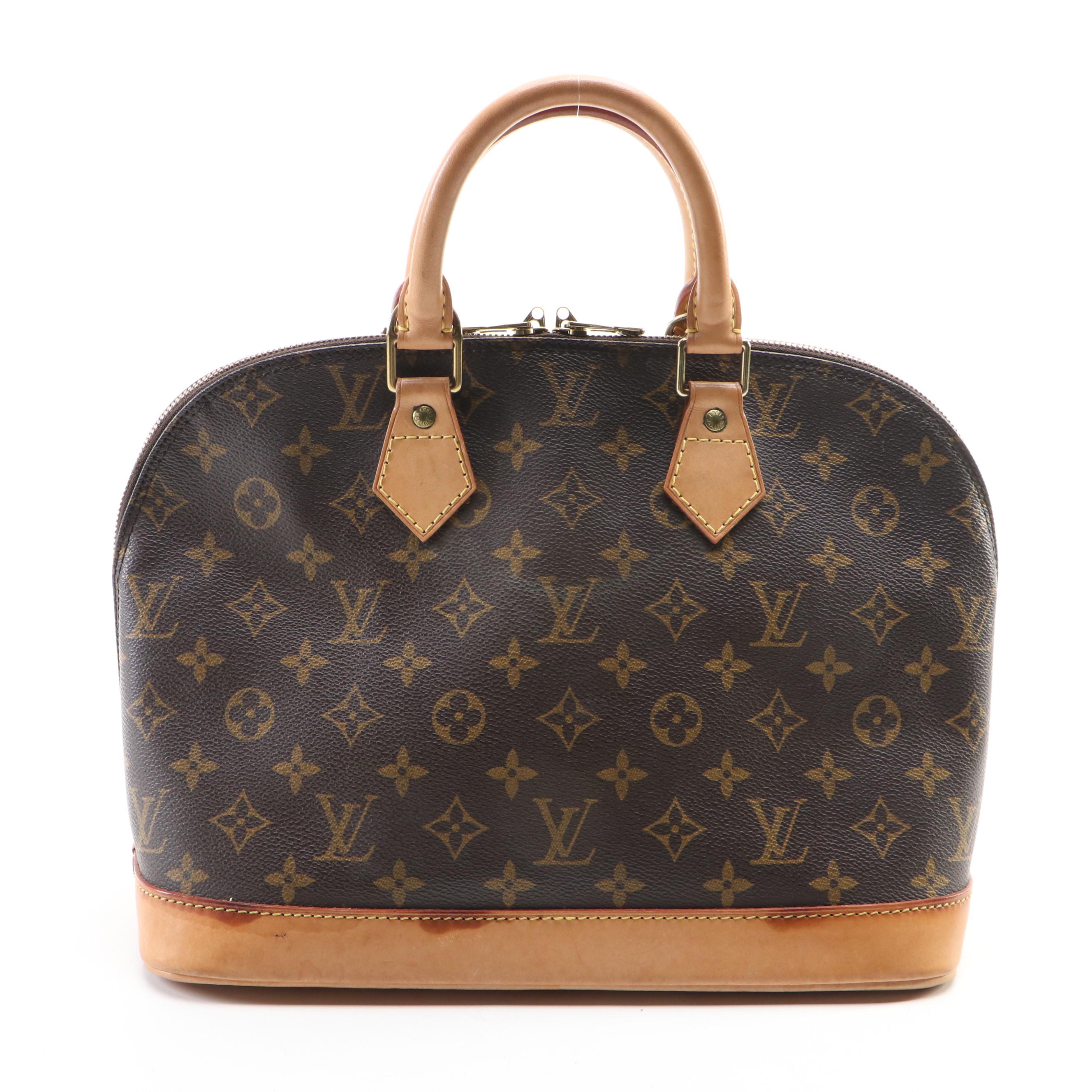 Louis Vuitton Alma PM in Monogram Canvas and Vachetta Leather
