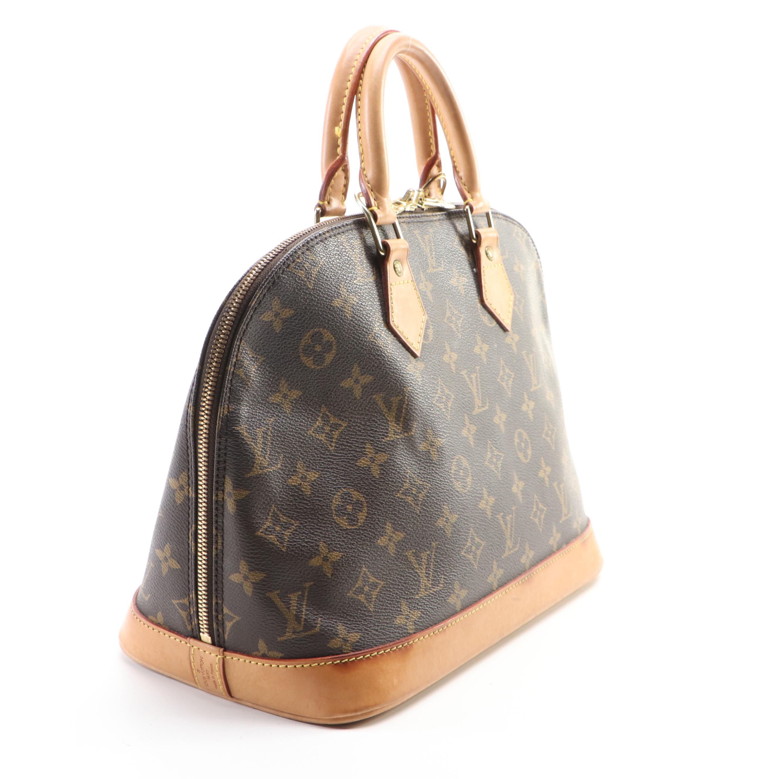 Louis Vuitton Alma PM in Monogram Canvas and Vachetta Leather