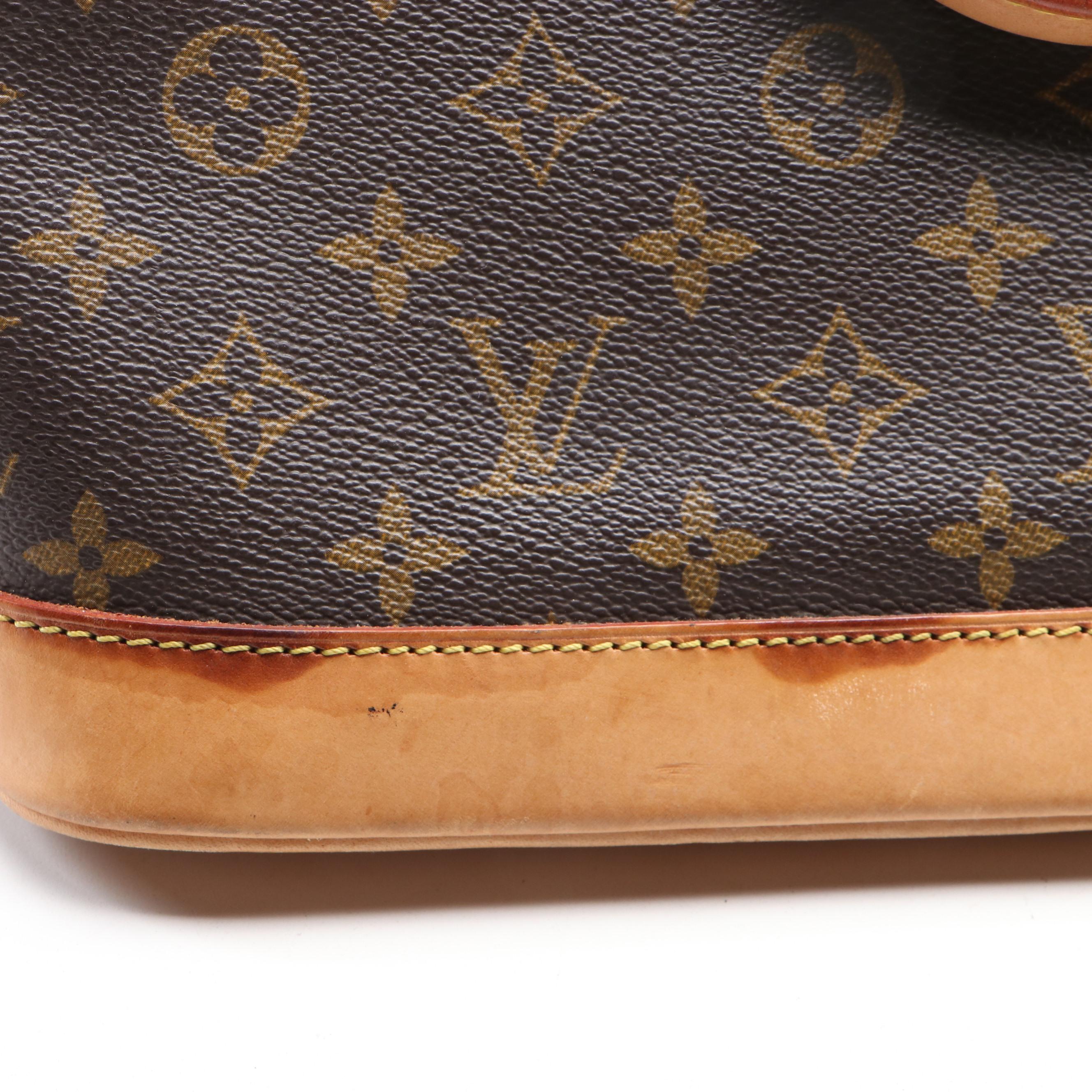 Louis Vuitton Alma PM in Monogram Canvas and Vachetta Leather