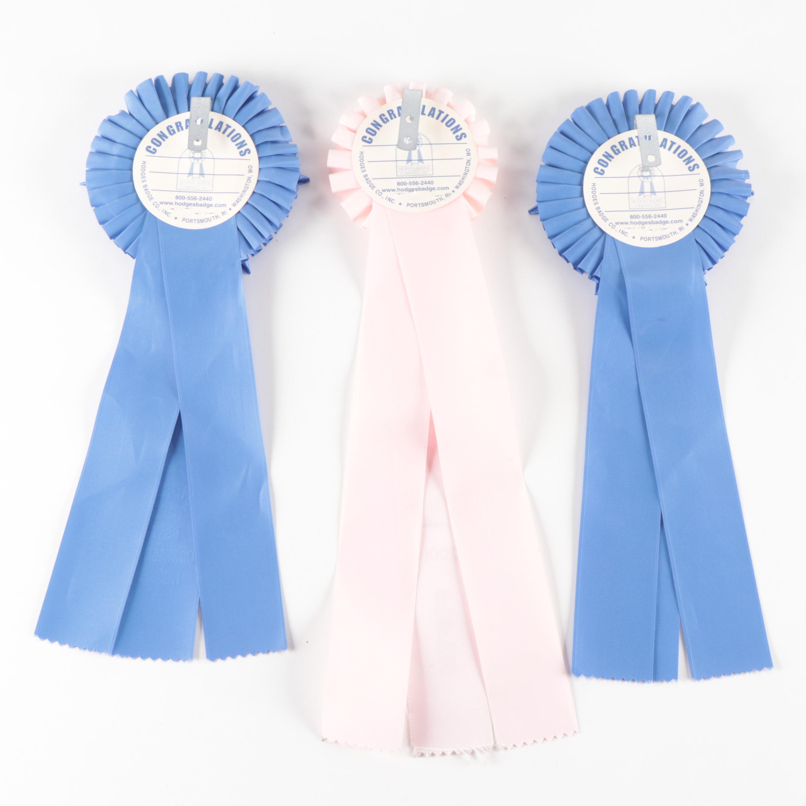 American Holsteiner Horse Association and Other Equestrian Prize Ribbons