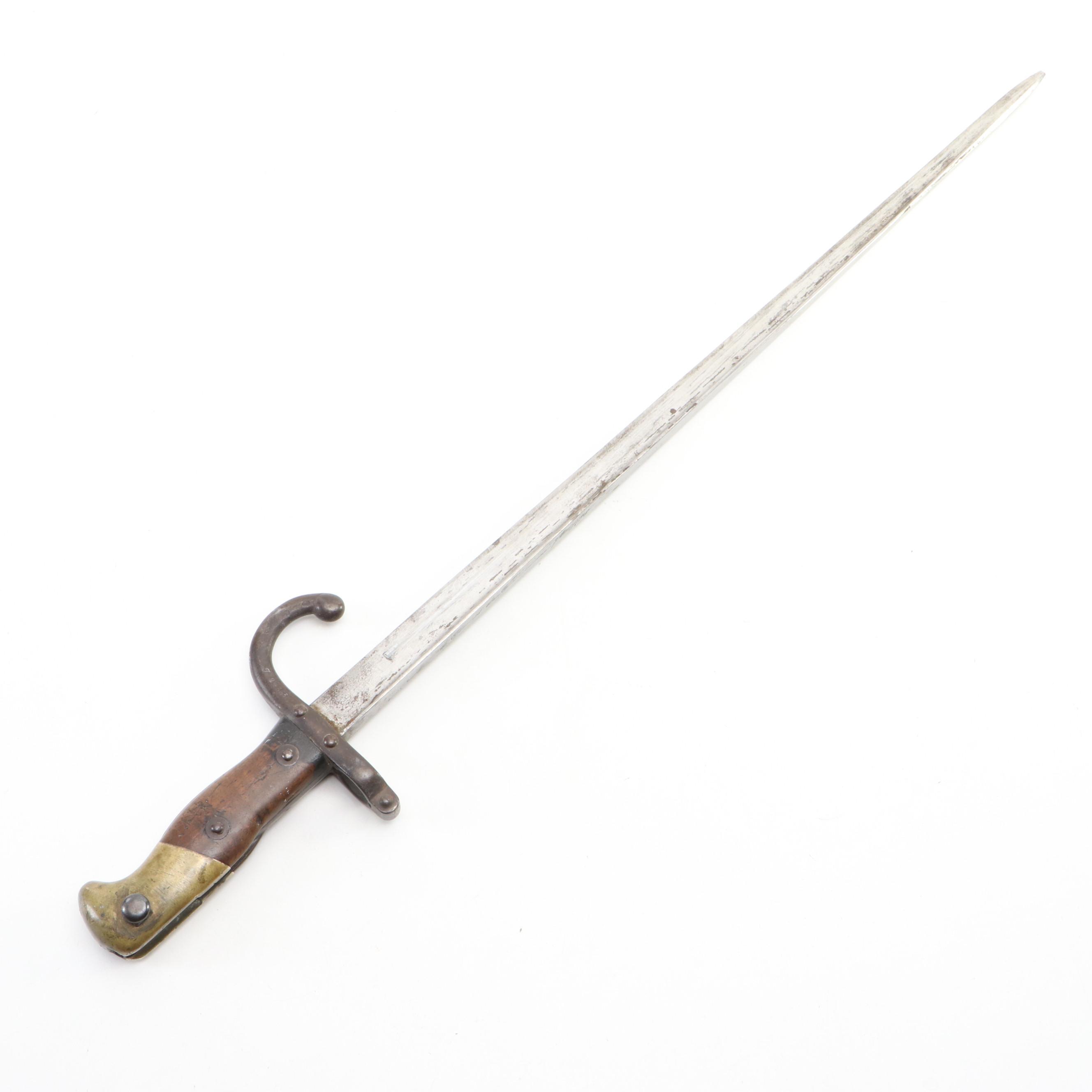 French Model 1874 Gras Sword Bayonet, Mid/Late 19th Century
