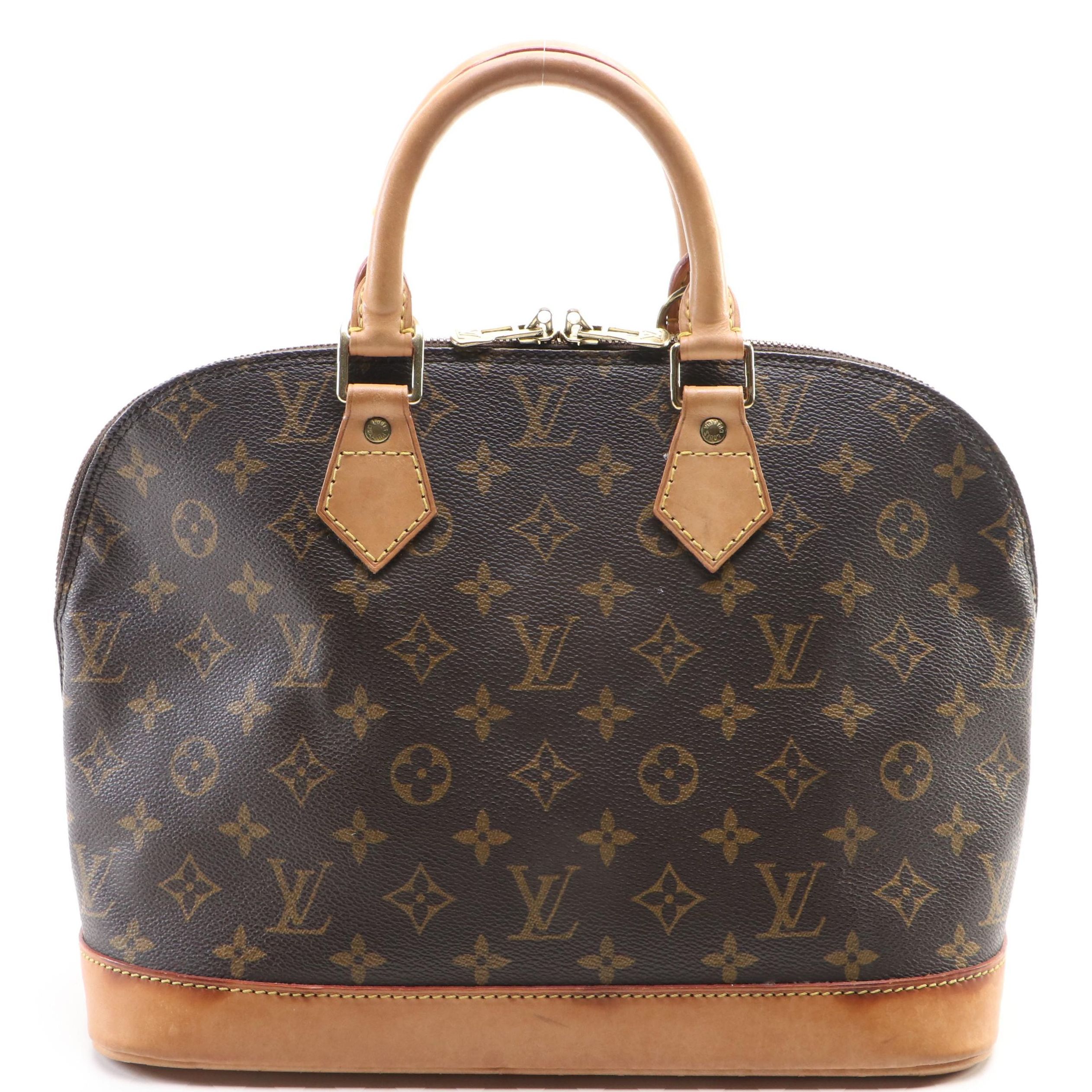 Louis Vuitton Alma PM in Monogram Canvas and Vachetta Leather