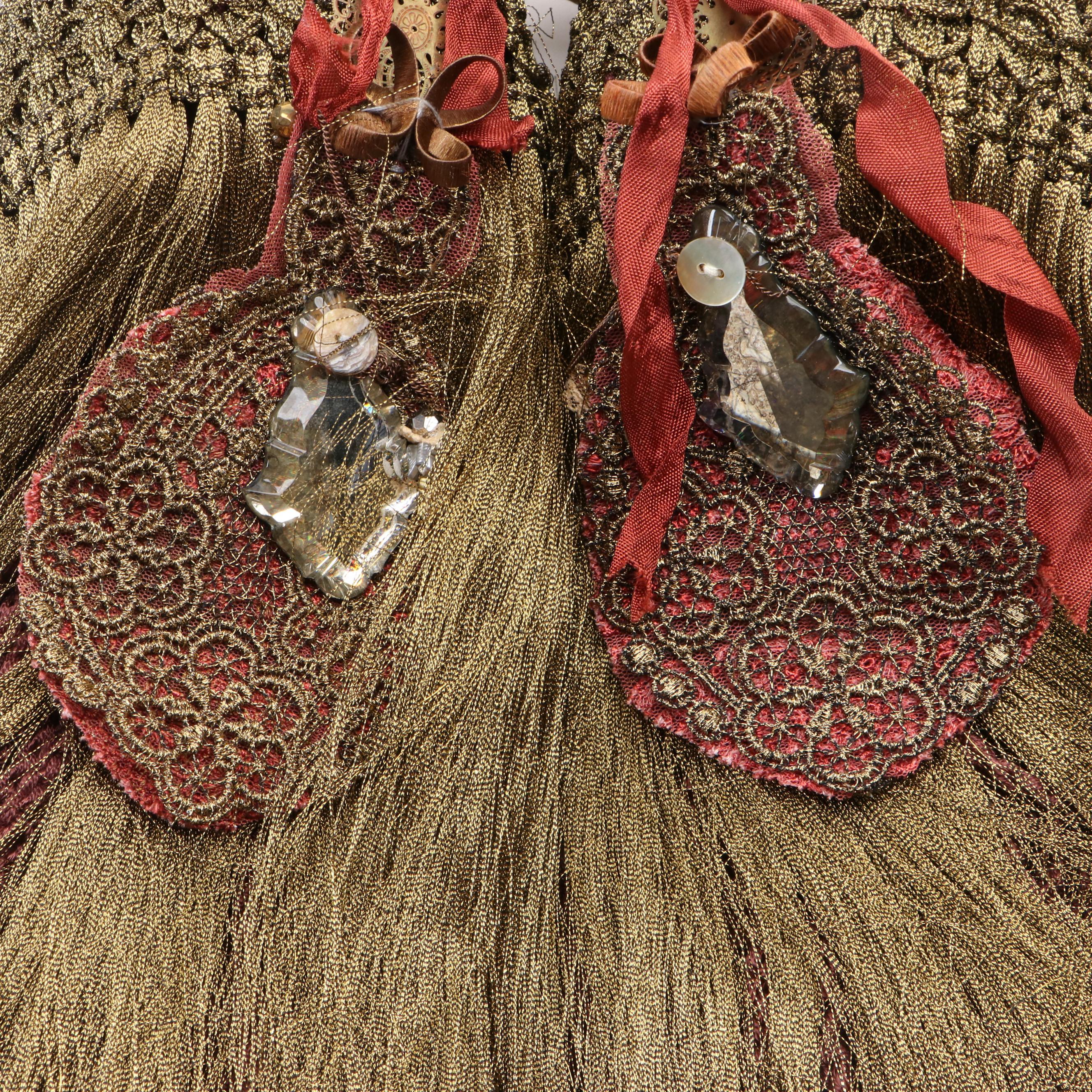 Georgettes & Chiffons Hand-Made Fabric Ornaments and Tassels