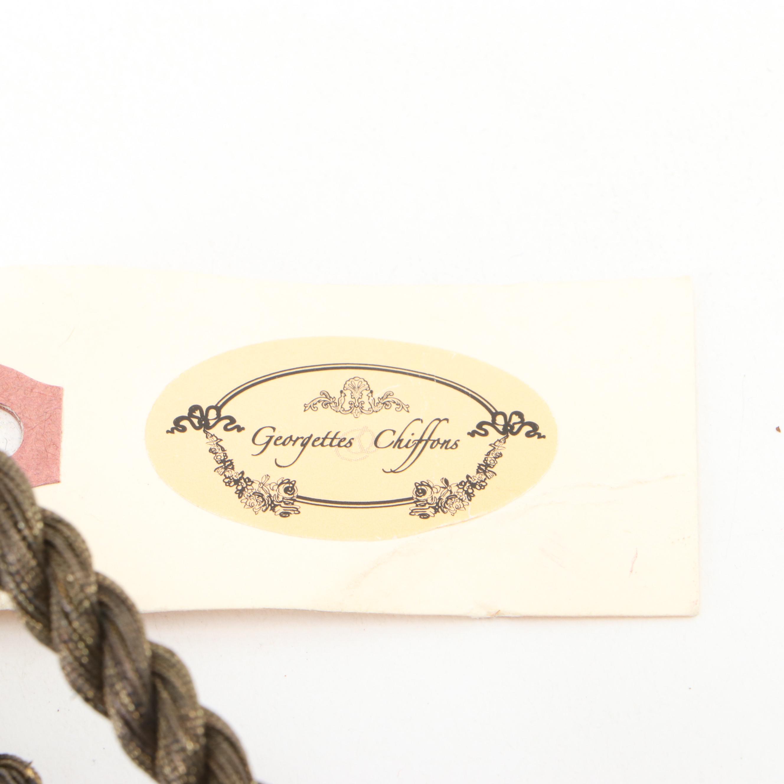 Georgettes & Chiffons Hand-Made Fabric Ornaments and Tassels