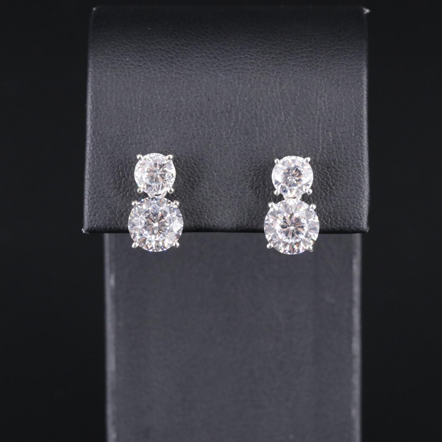 Sterling Silver Cubic Zirconia Earrings