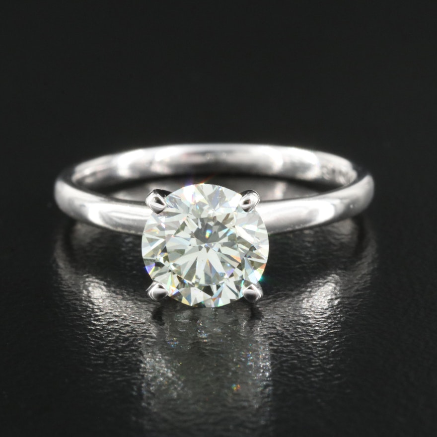 14K 1.53 CT Lab Grown Diamond Solitaire Ring