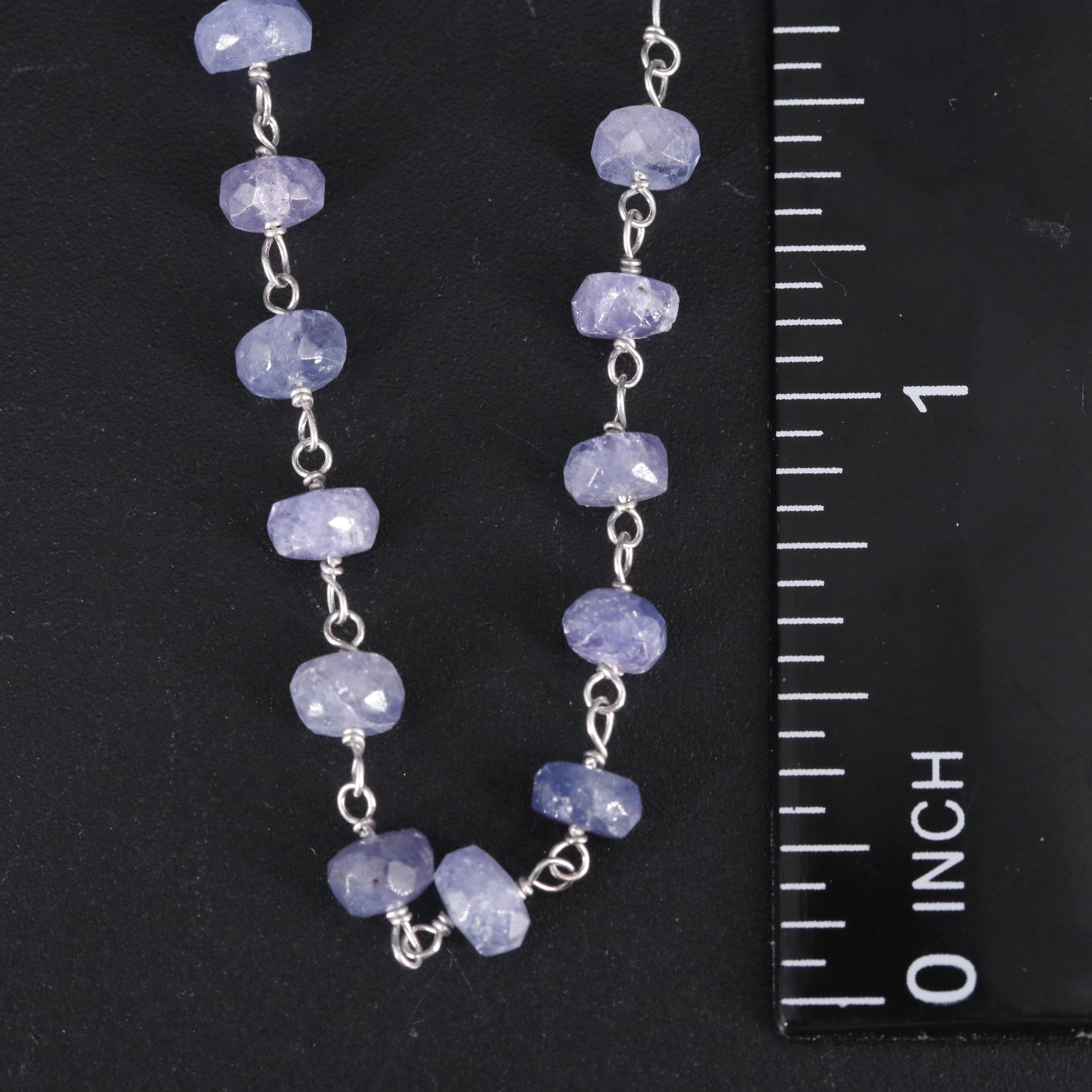 Sterling Gemstone Bracelet