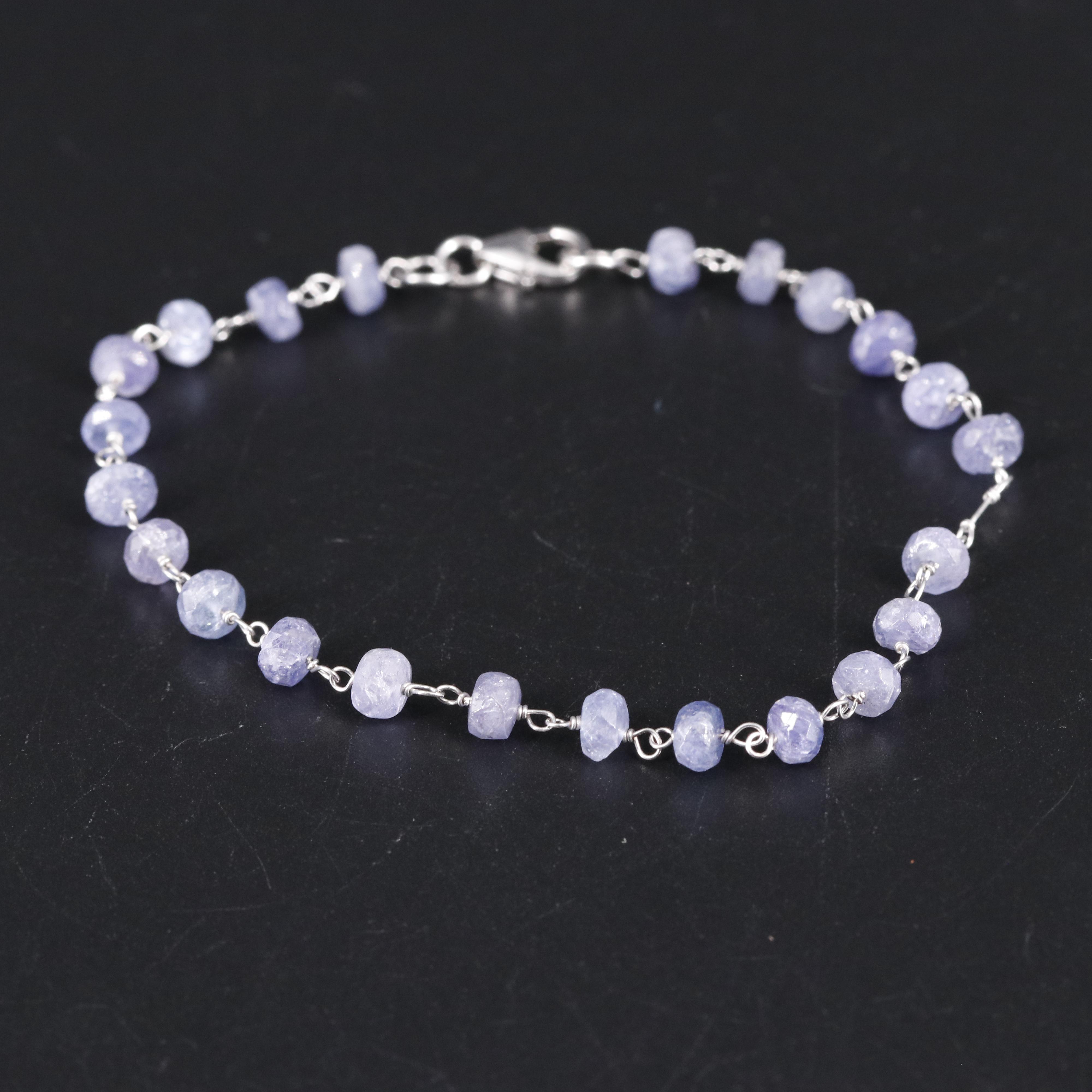 Sterling Gemstone Bracelet