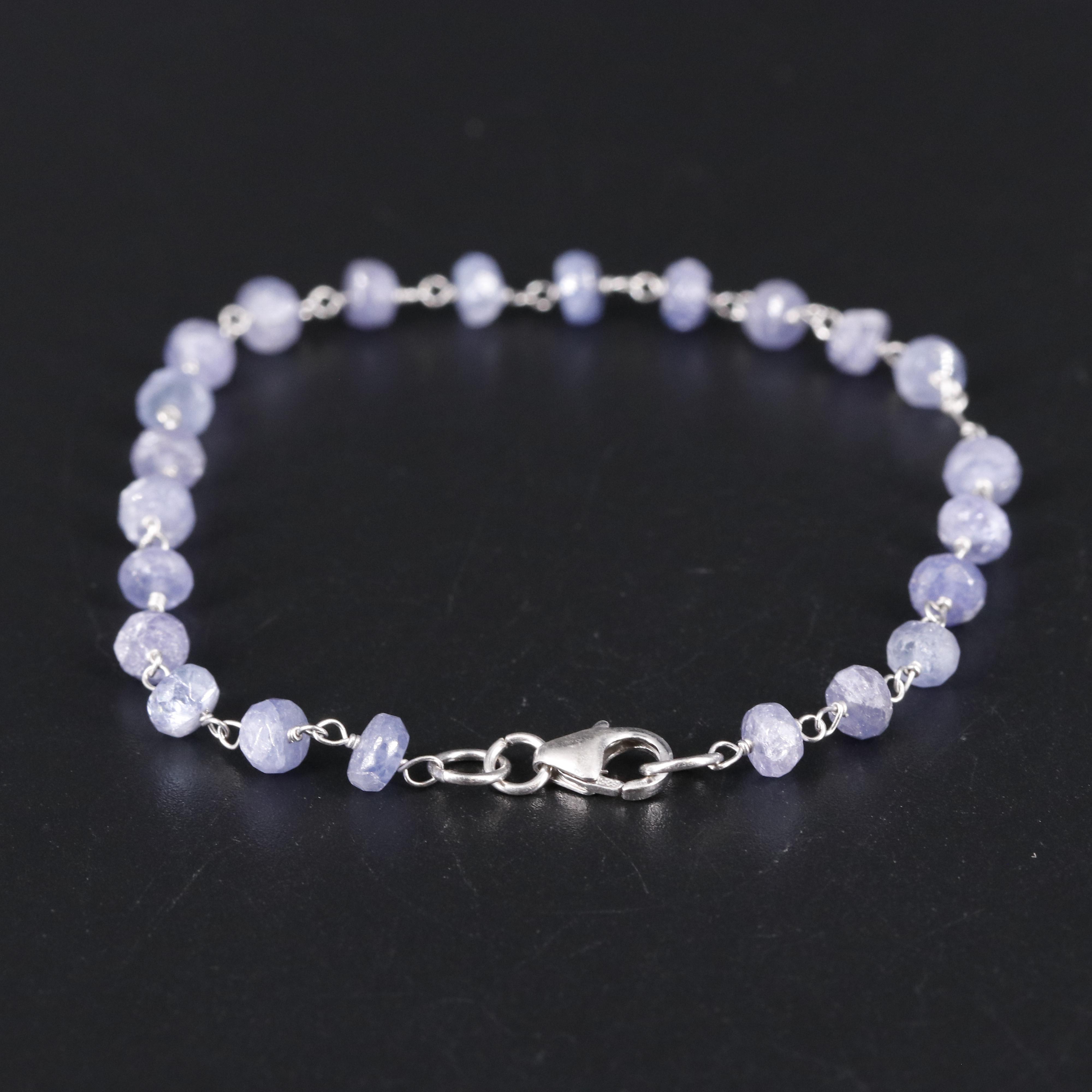 Sterling Gemstone Bracelet
