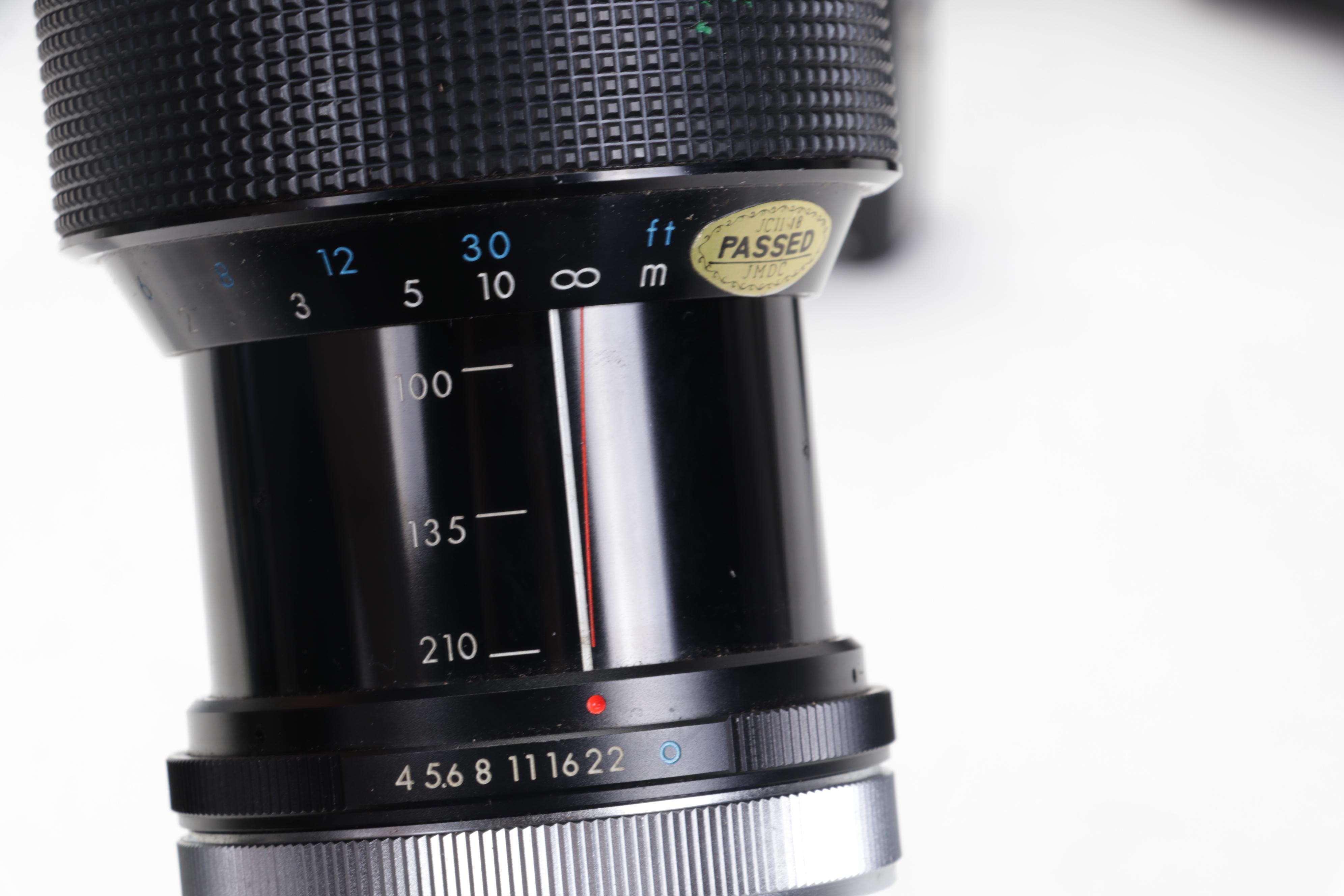 Canon 35mm Film Cameras with Assorted Lenses and Equiptment