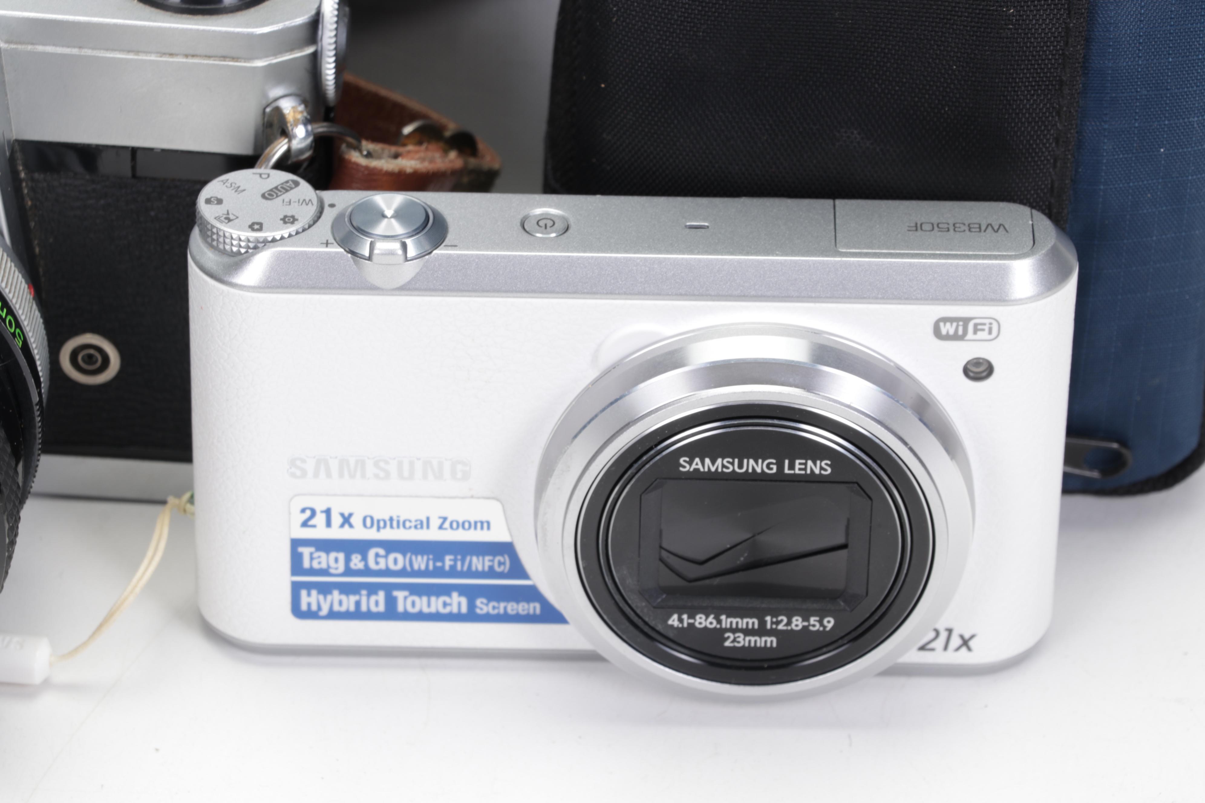 Canon 35mm Film Cameras with Assorted Lenses and Equiptment