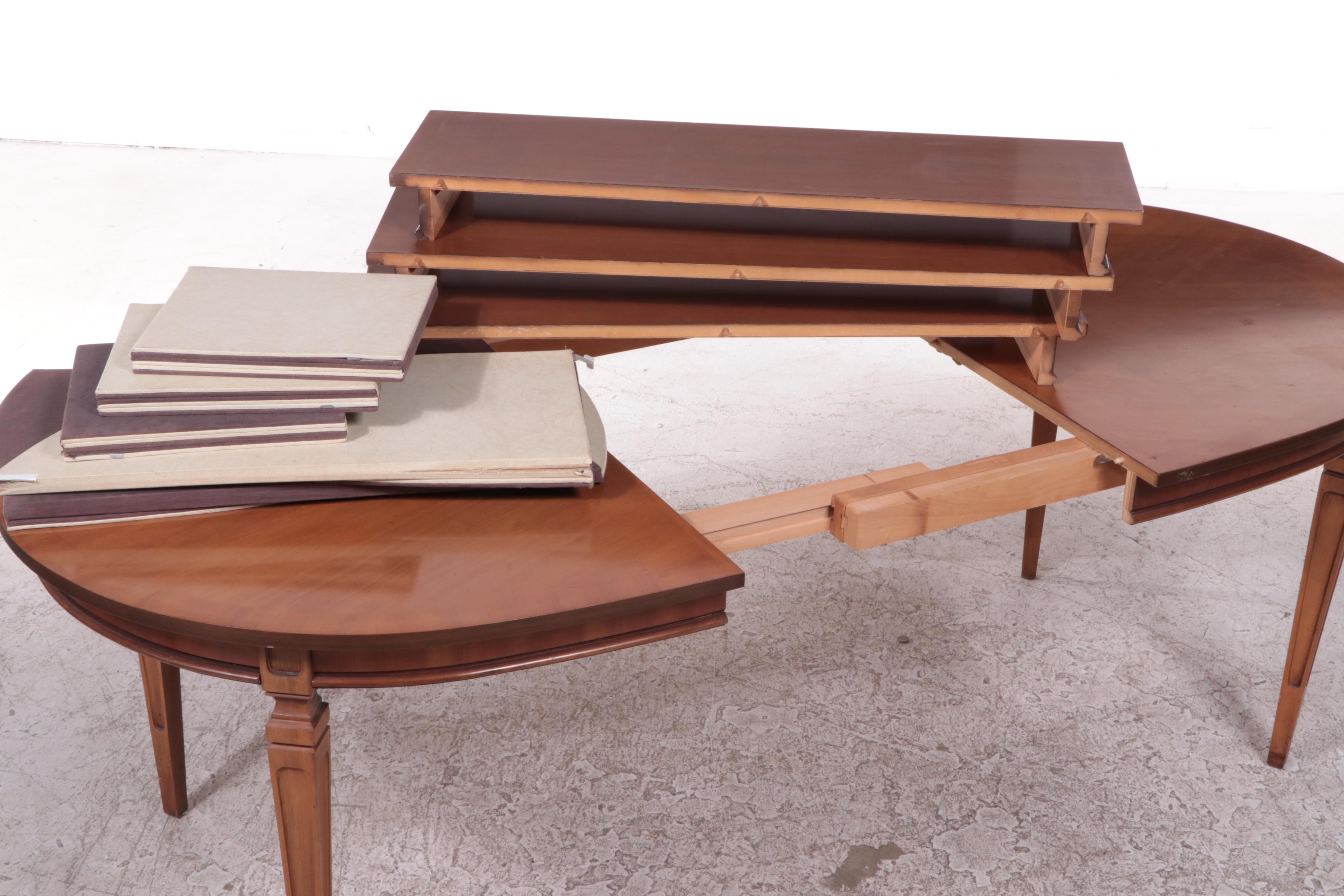 Seven-Piece Directoire Style Maple Dining Set