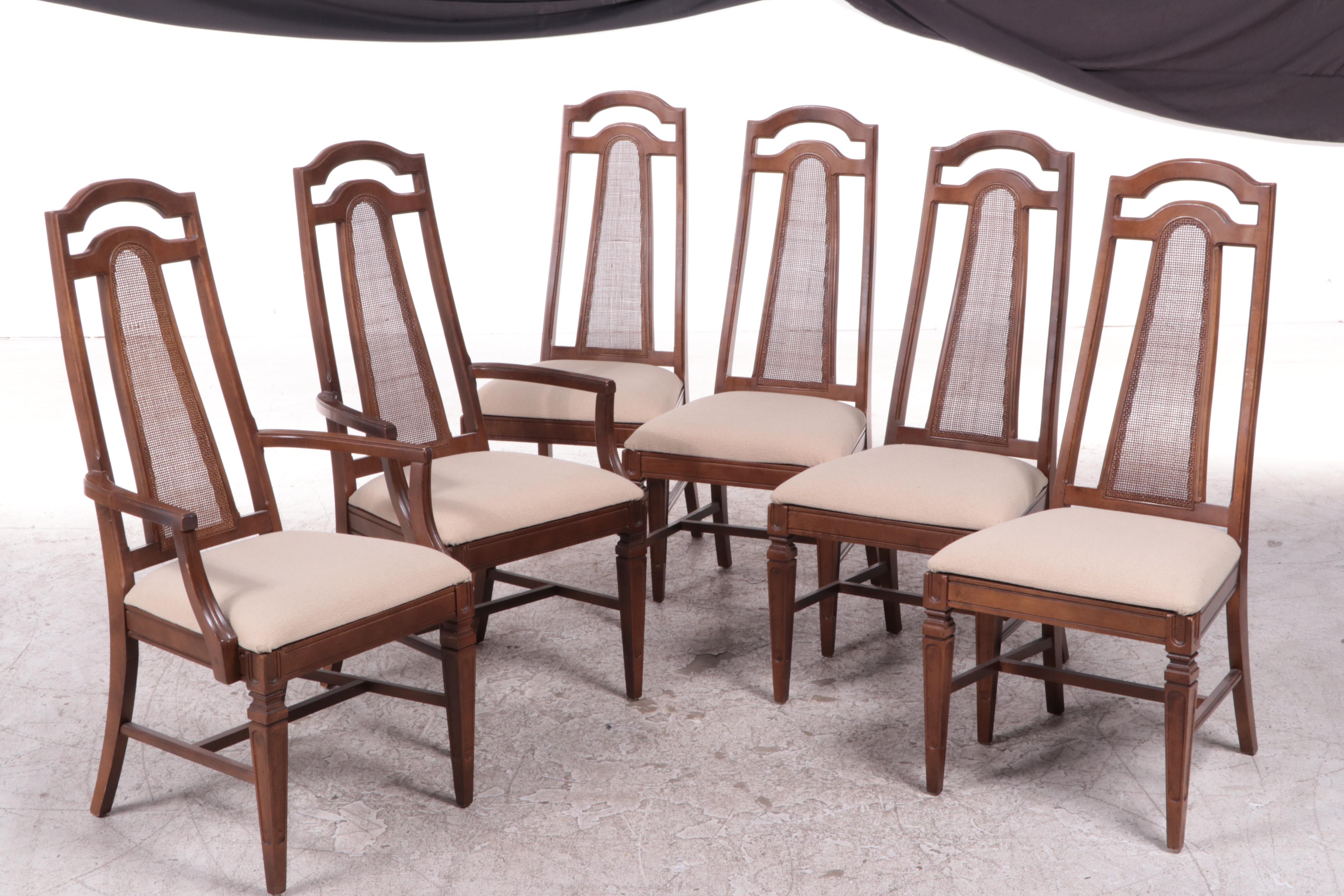 Seven-Piece Directoire Style Maple Dining Set
