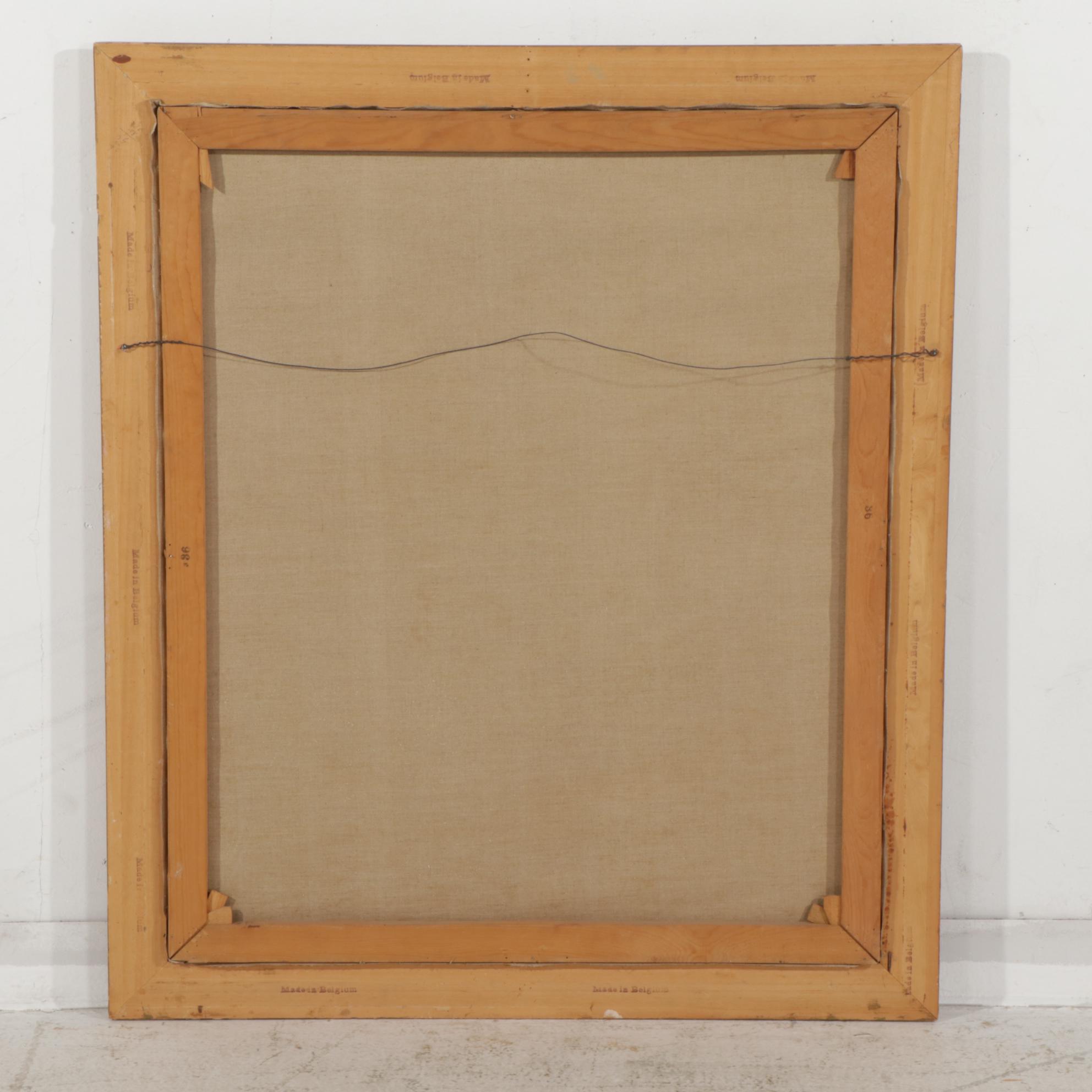 Oil Painting After Jacques-Louis David "Napoleon Crossing the Alps"