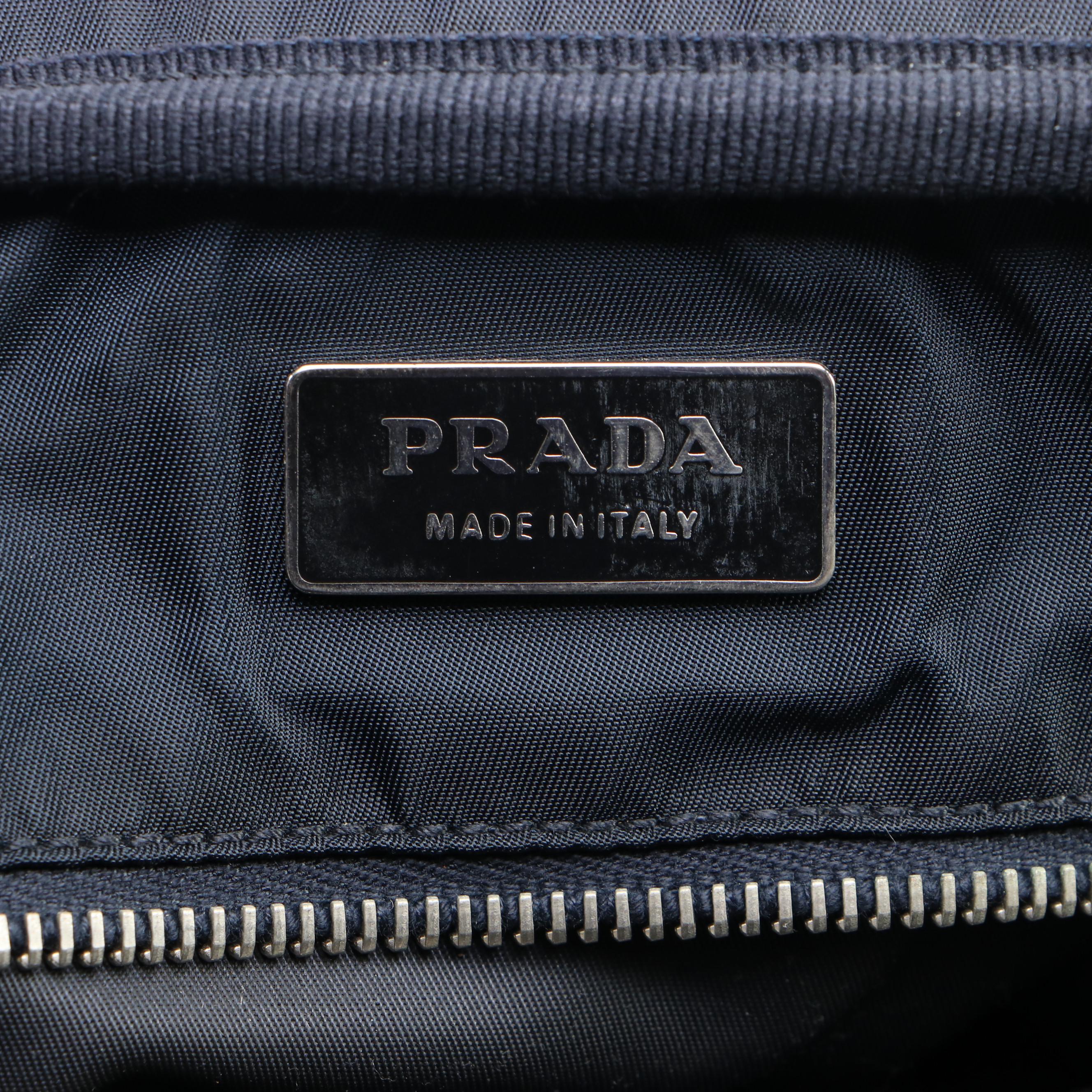 Prada Travel Bag in Nylon Twill and Leather