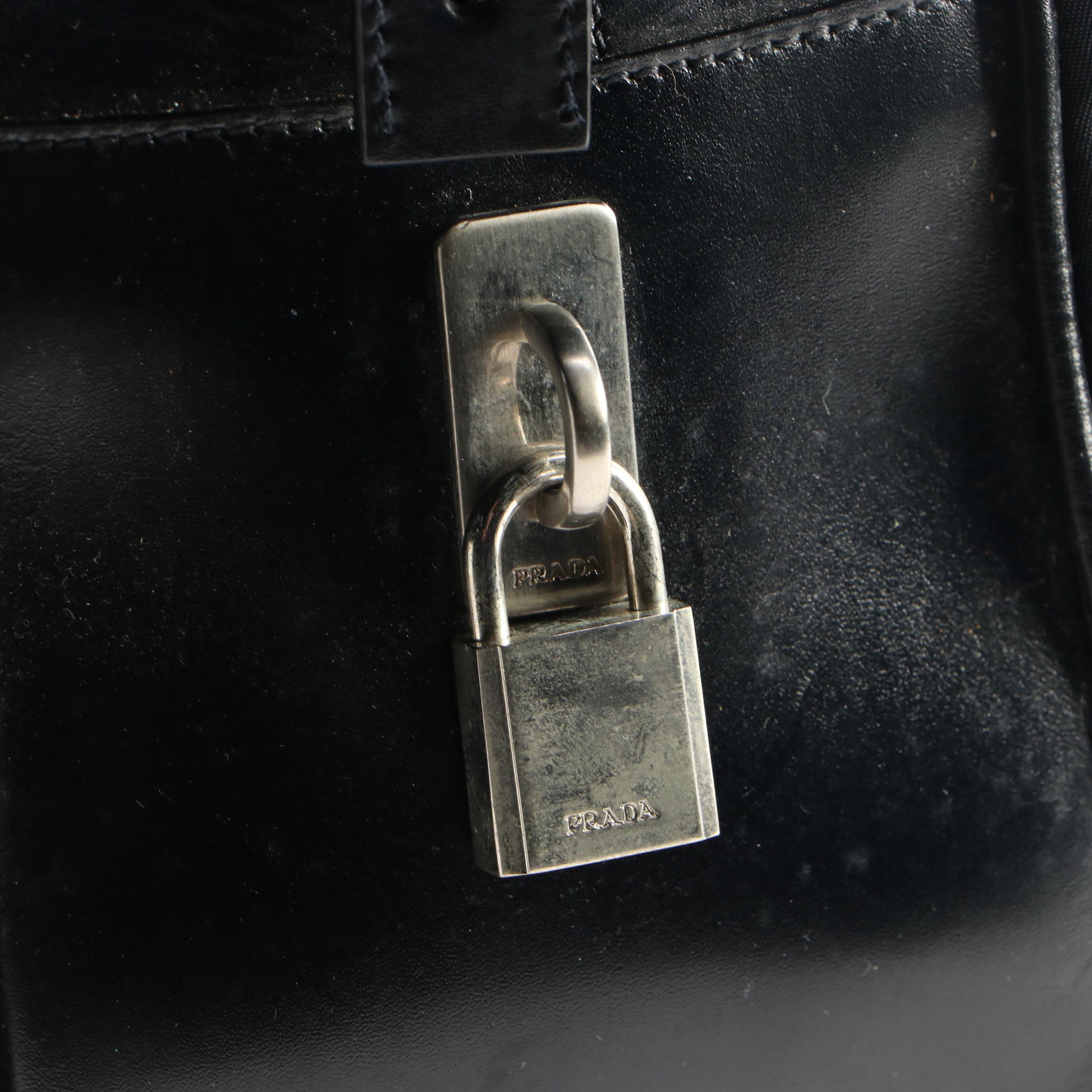Prada Travel Bag in Nylon Twill and Leather