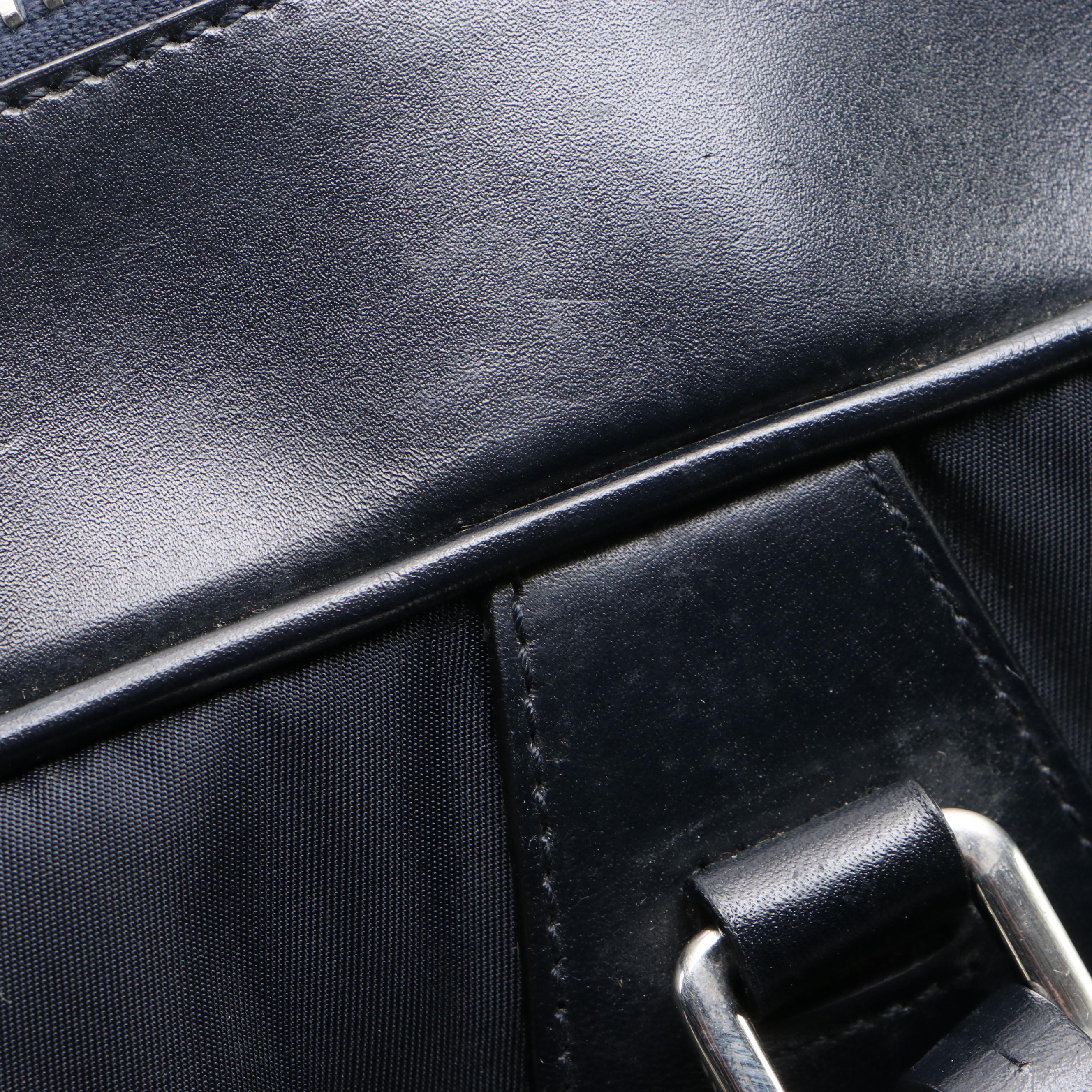 Prada Travel Bag in Nylon Twill and Leather