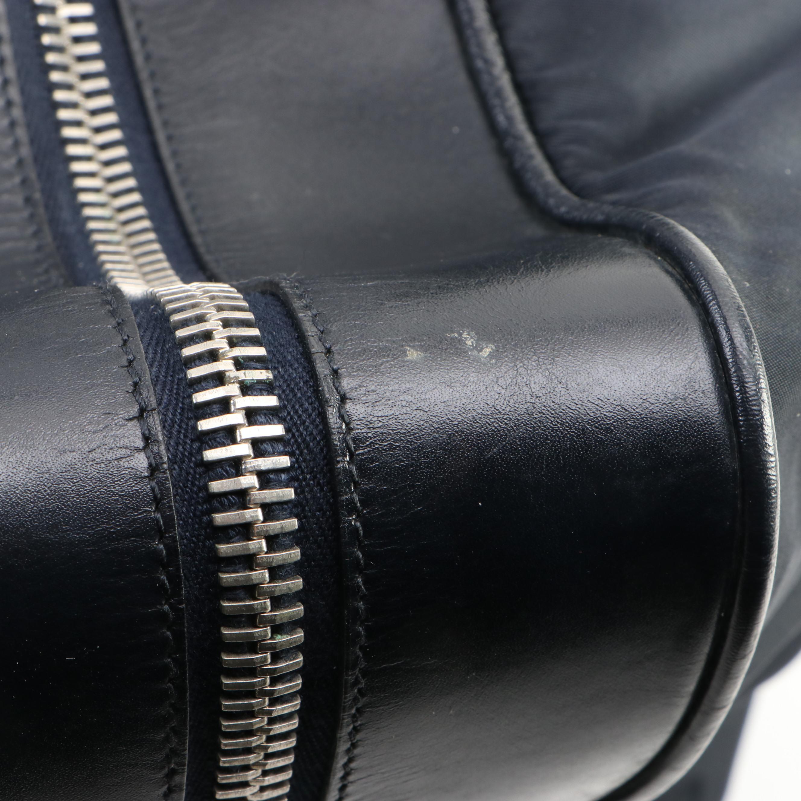 Prada Travel Bag in Nylon Twill and Leather