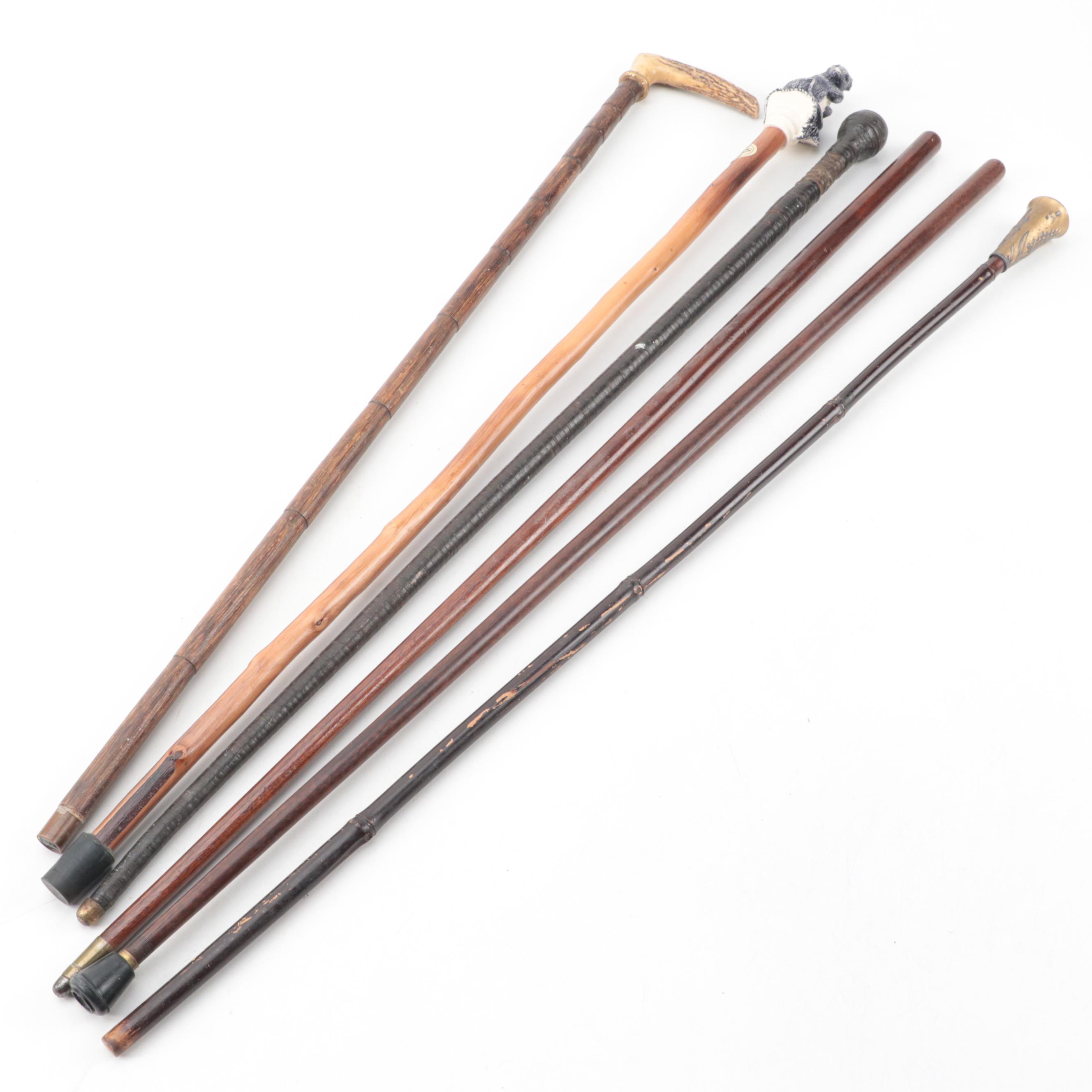 Coopers Mouse Handle Walking Stick with Walking Cane Collection