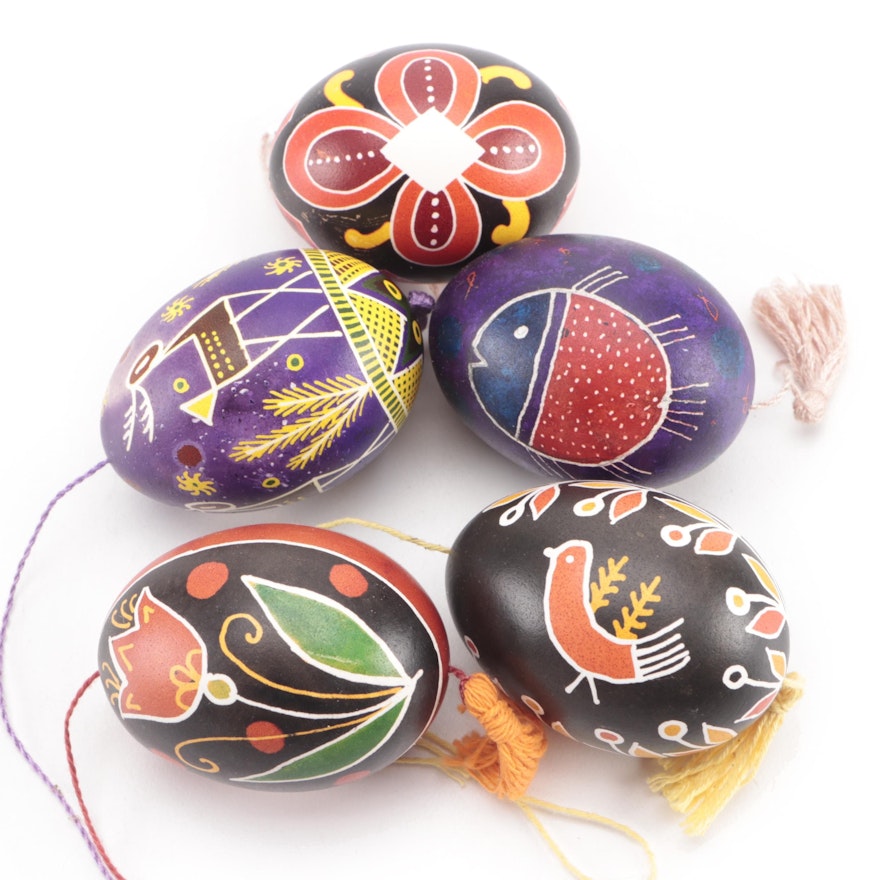 Ukrainian Pysanky Hand-Painted Easter Eggs