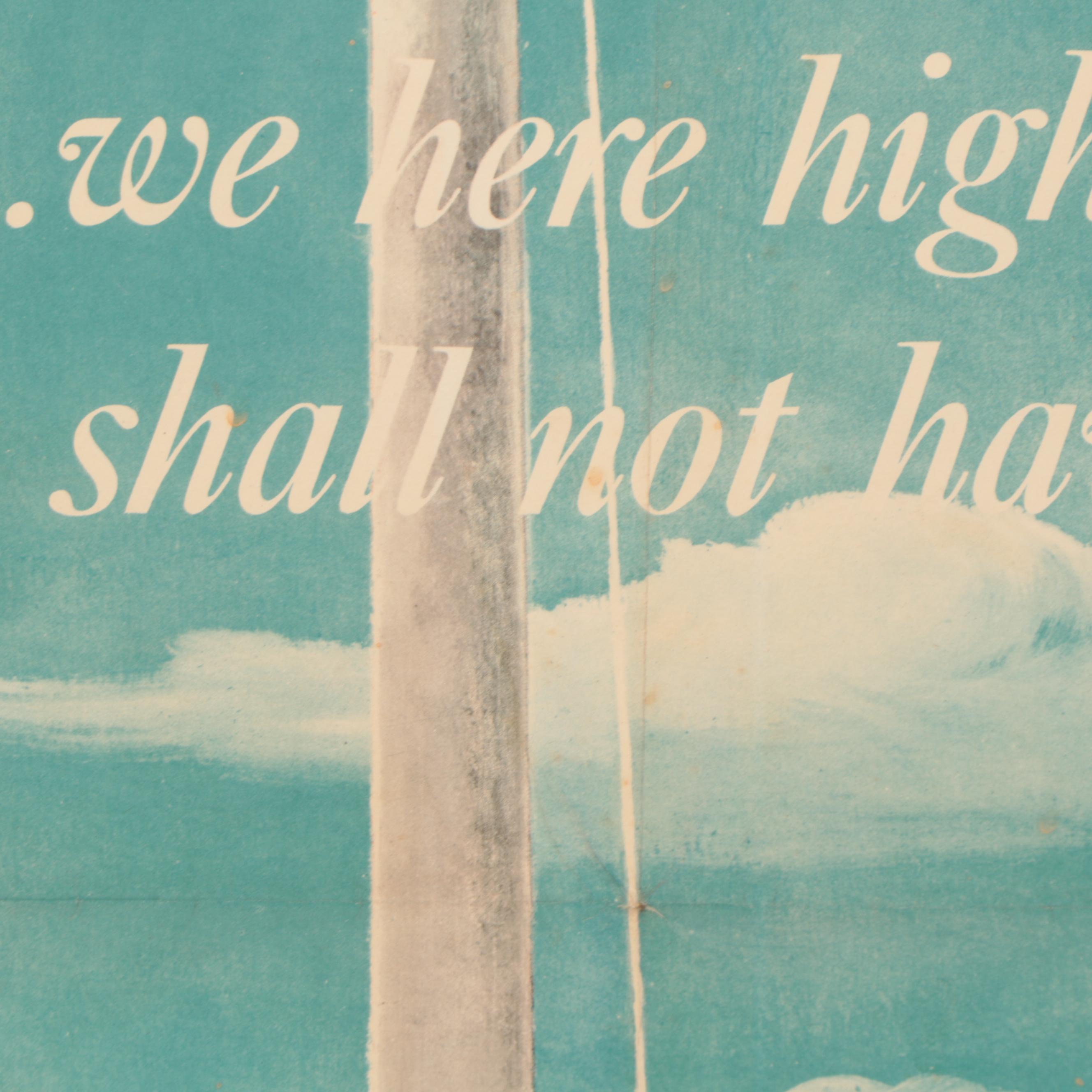 U.S. Government Wartime Propaganda Poster "Remember Dec. 7th!" Circa 1942