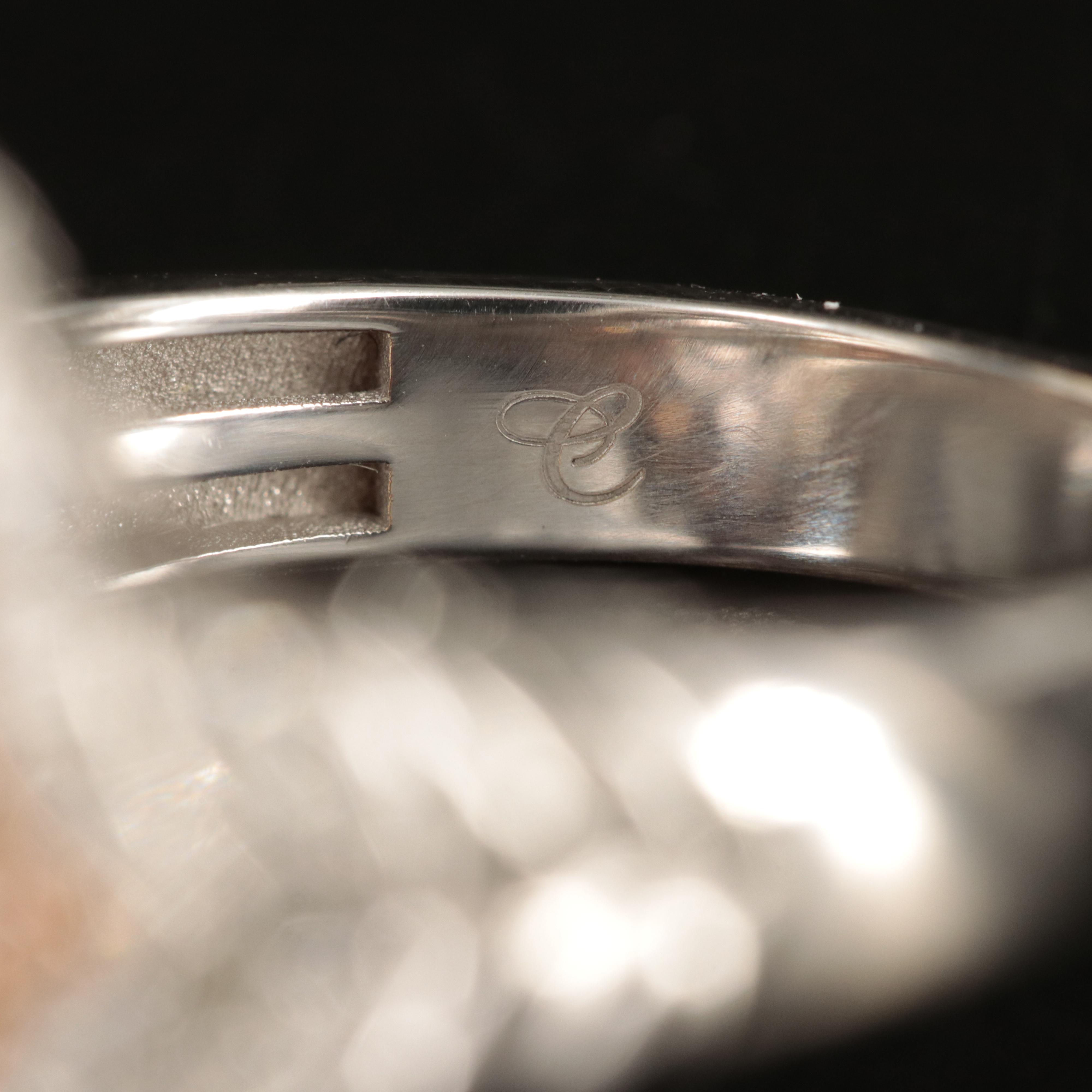 Chromia Jewelry 18K 6.44 CT Morganite and Diamond Ring with Rose Gold Accent