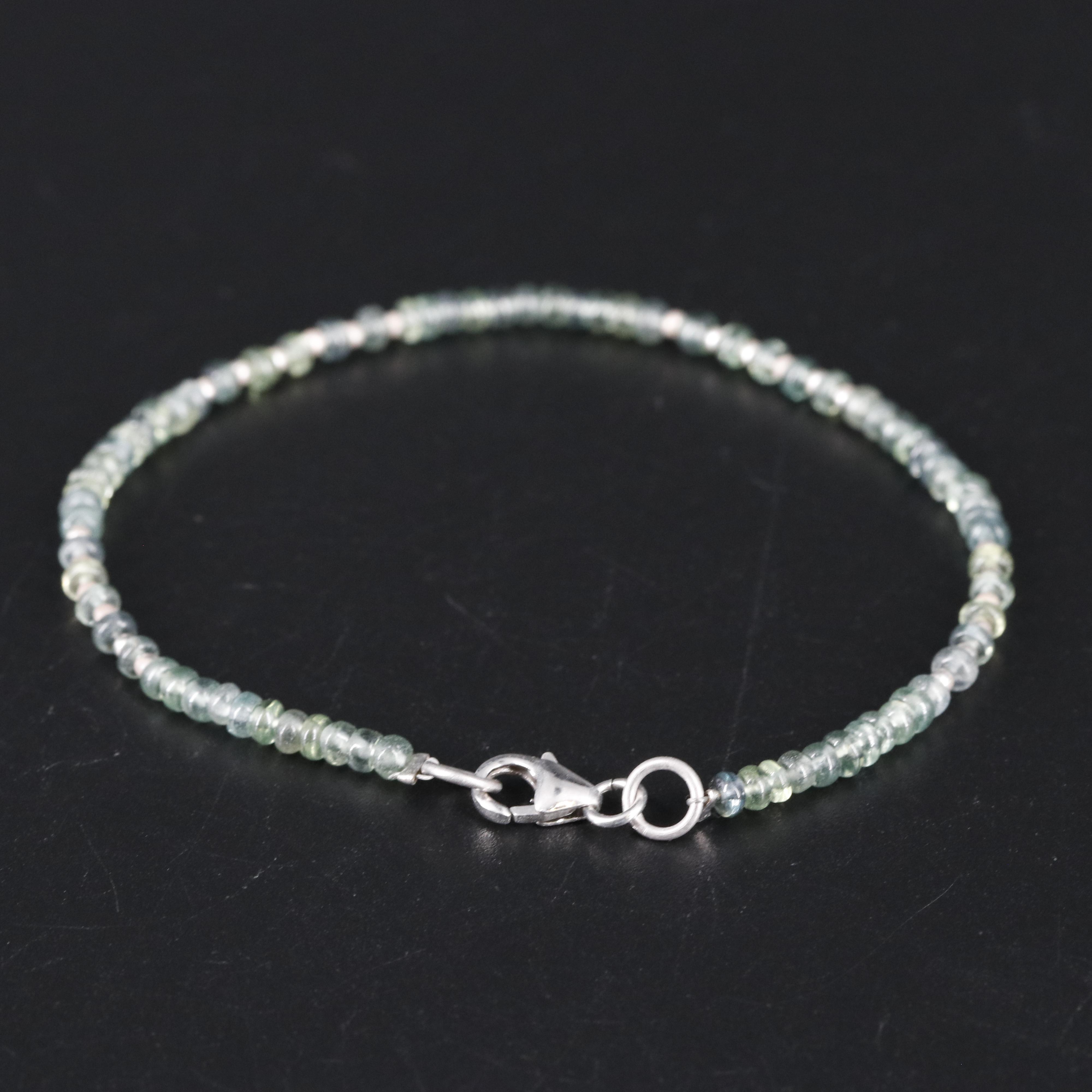 Sterling Silver Gemstone Bracelet