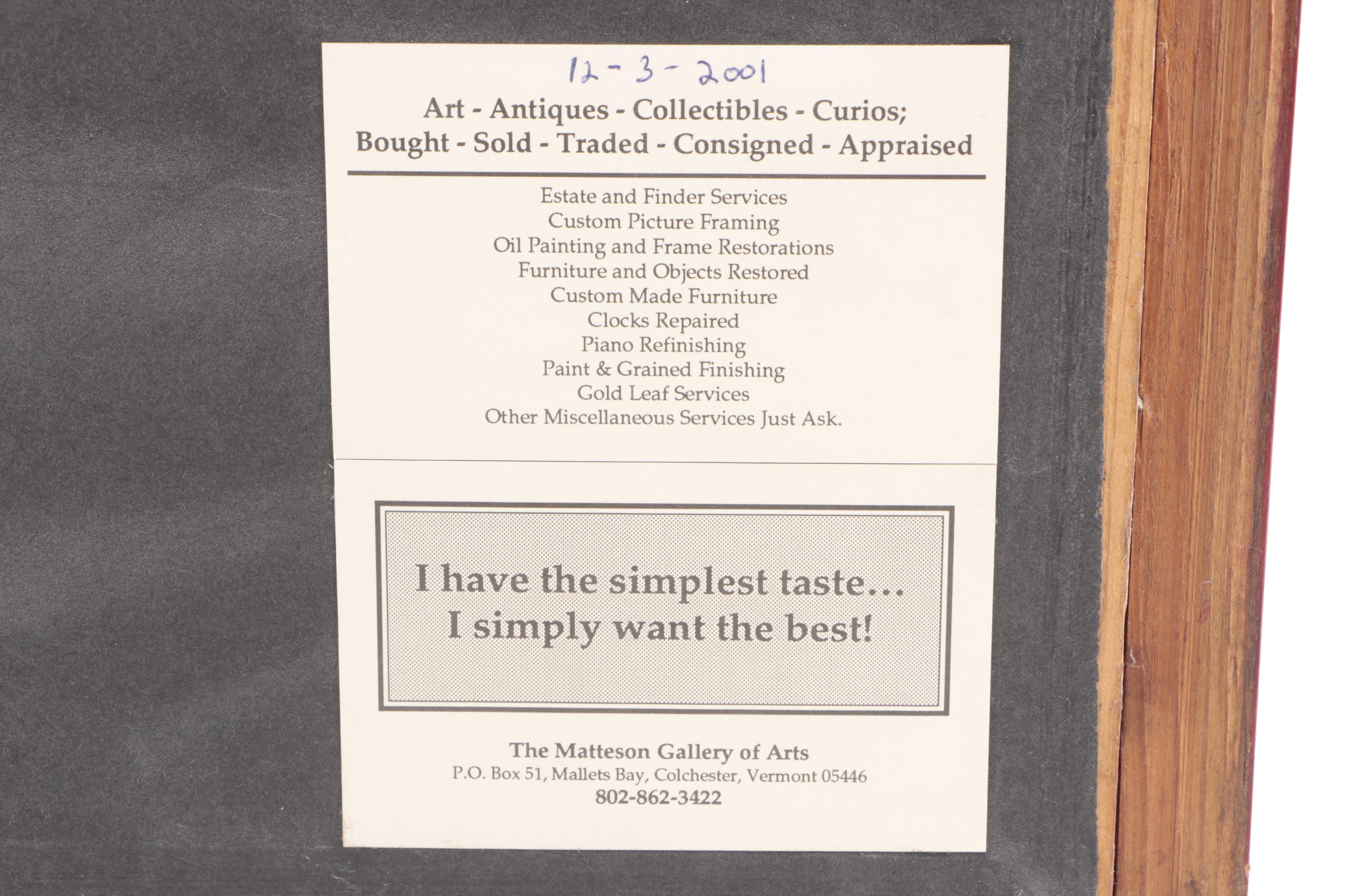 Ted Williams "Ted's Creamy Root Beer" Promotional Tin Sign in Wood Frame, 1990s