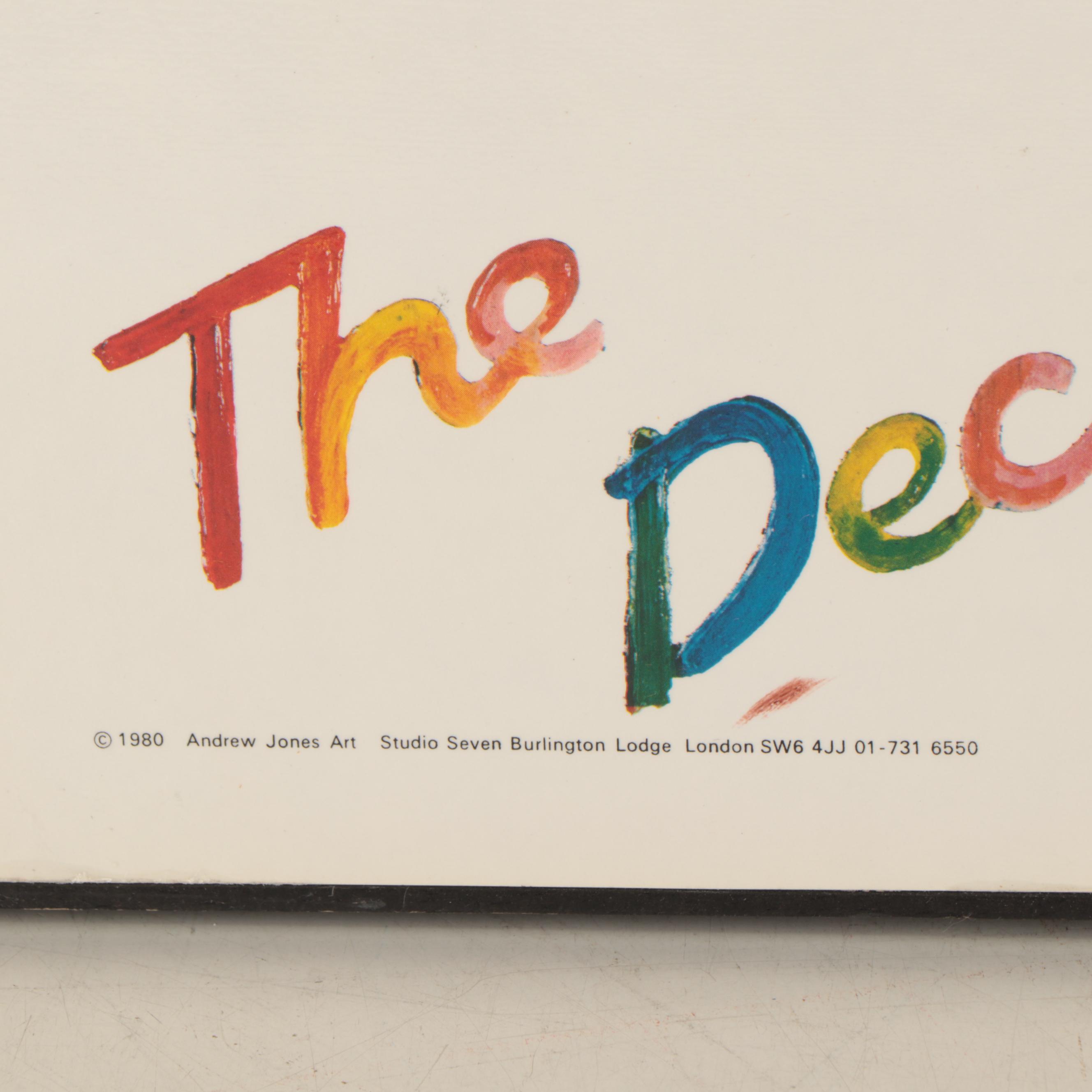 Offset Lithograph Poster "The Deck of Cards," 1980