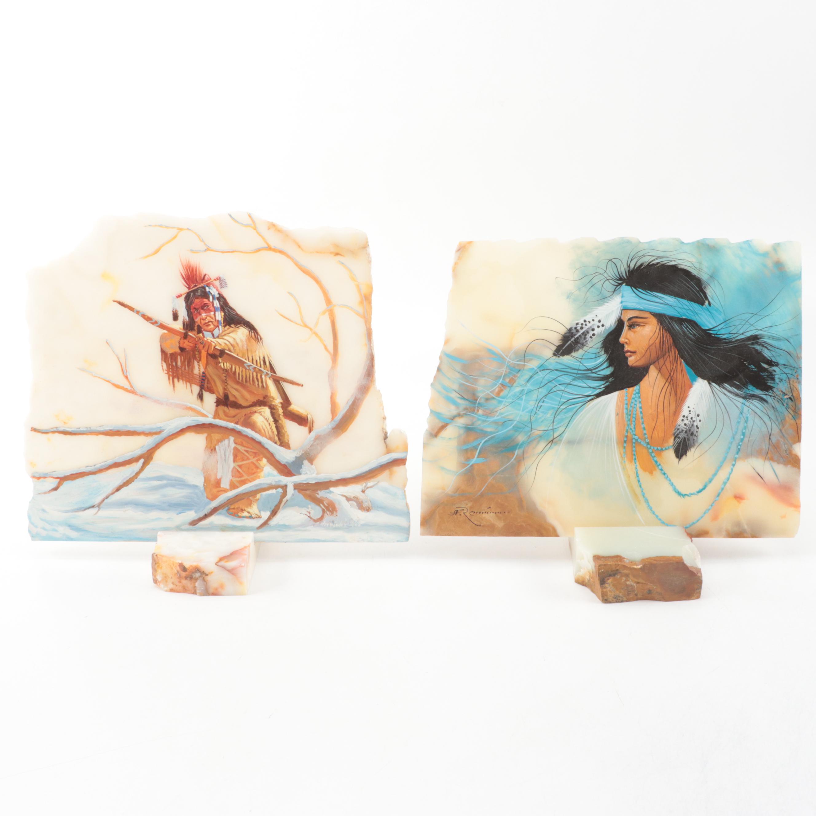 Portrait Oil Paintings of Native Americans