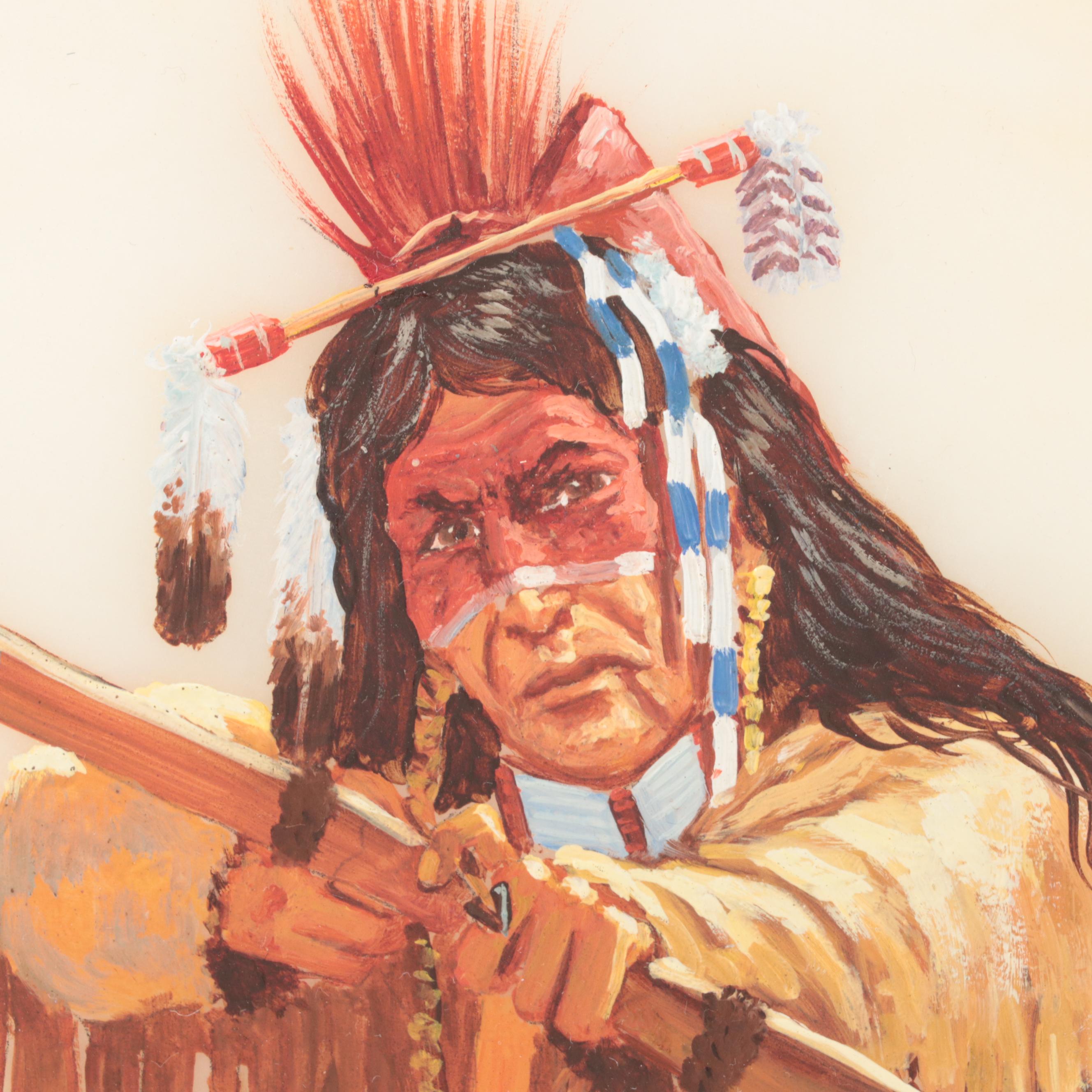 Portrait Oil Paintings of Native Americans