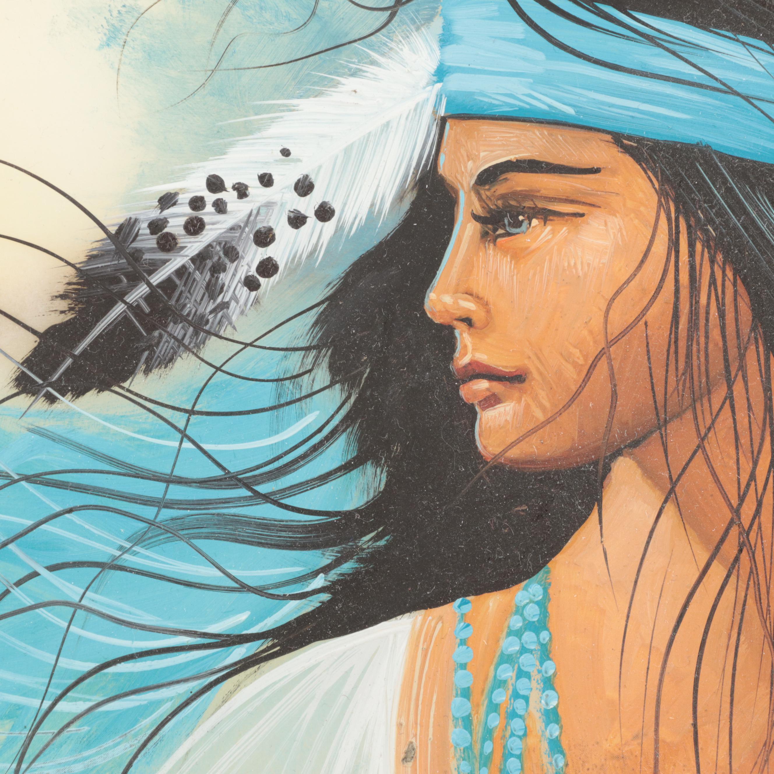 Portrait Oil Paintings of Native Americans