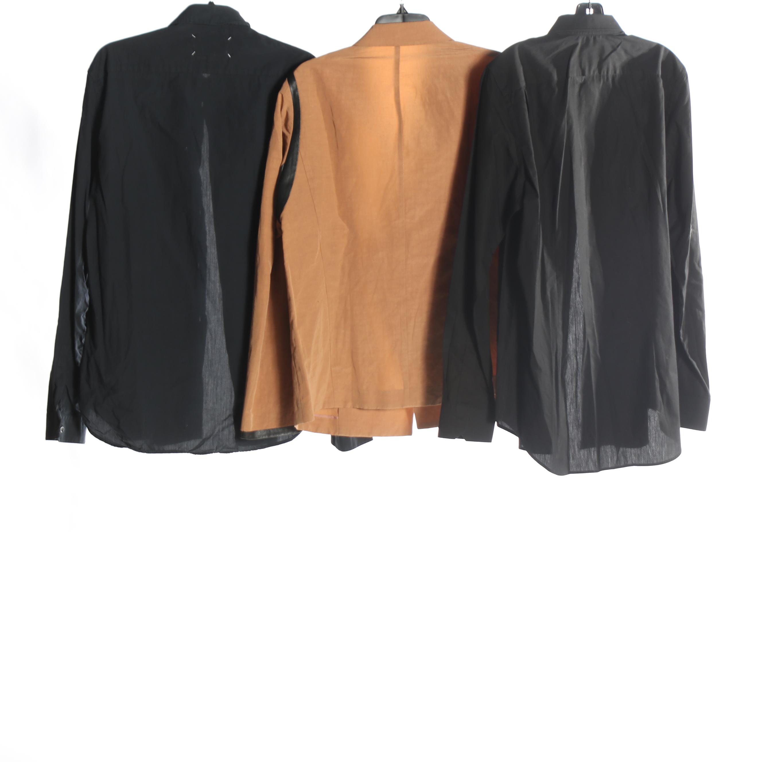 Men's Paul Smith Jacket and Shirts with Brioni and Ann Demeulemeester Shirts