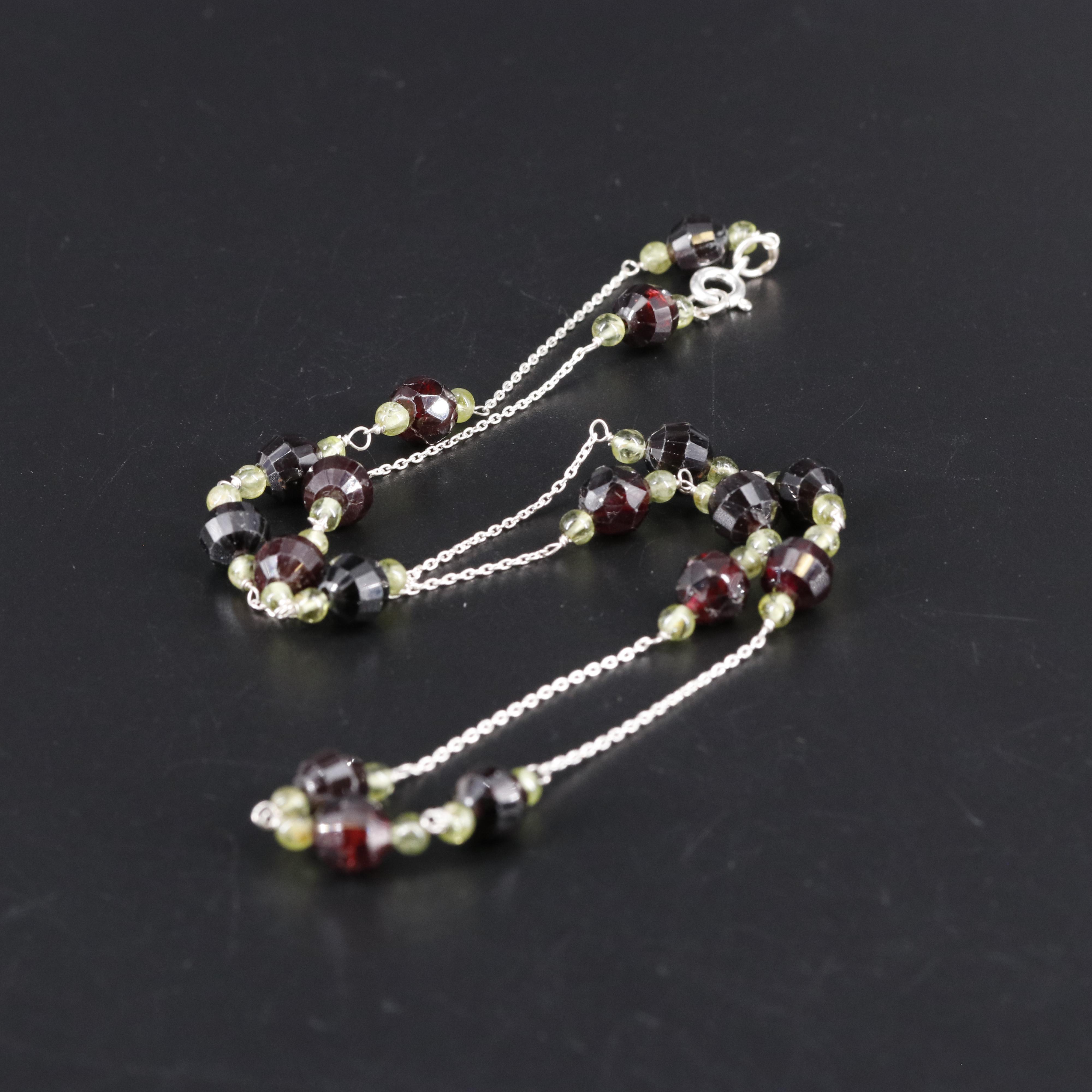 Sterling Silver Gemstone Necklace