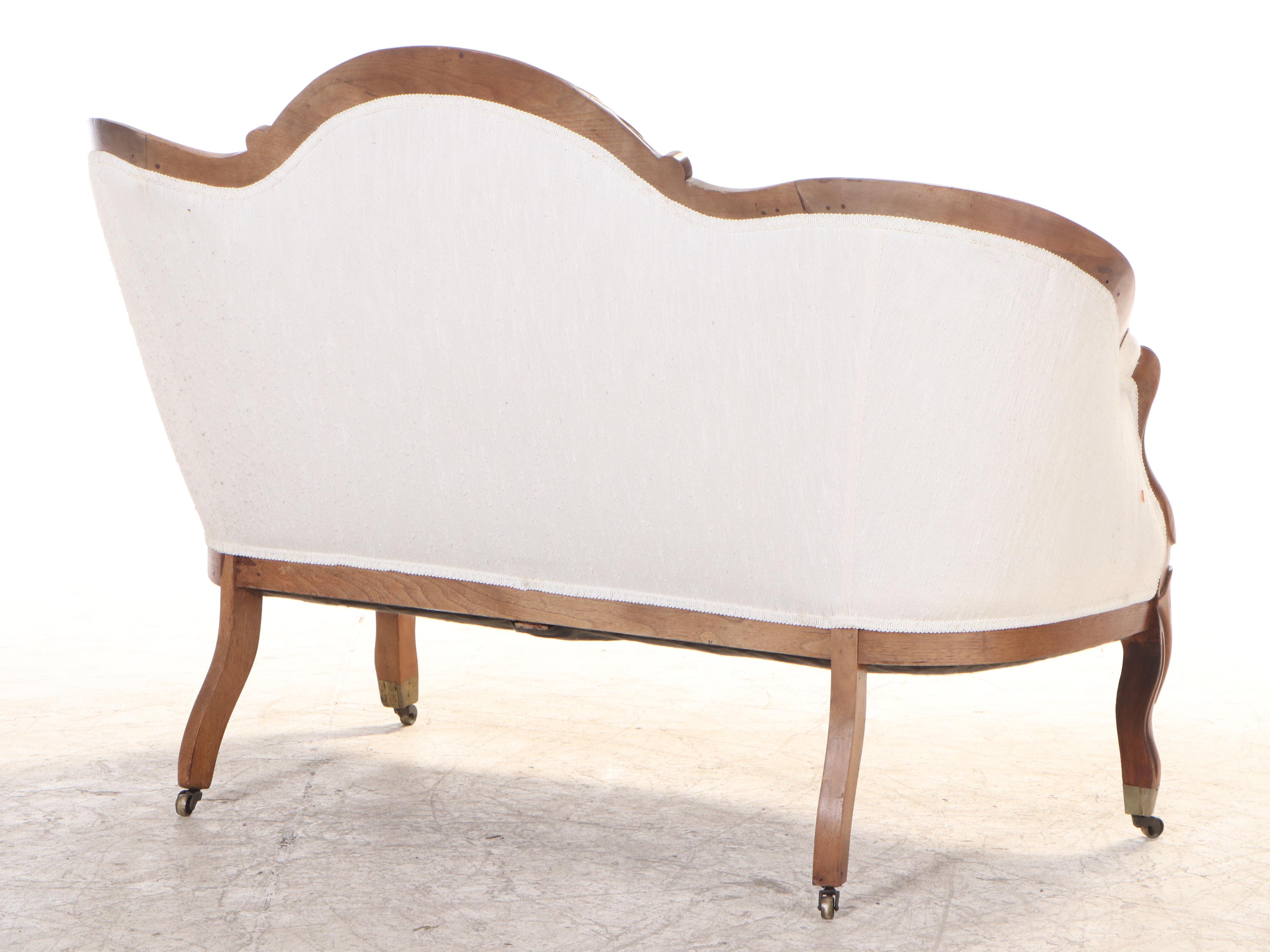 Five-Piece American Rococo Revival Parlor Suite, circa 1870