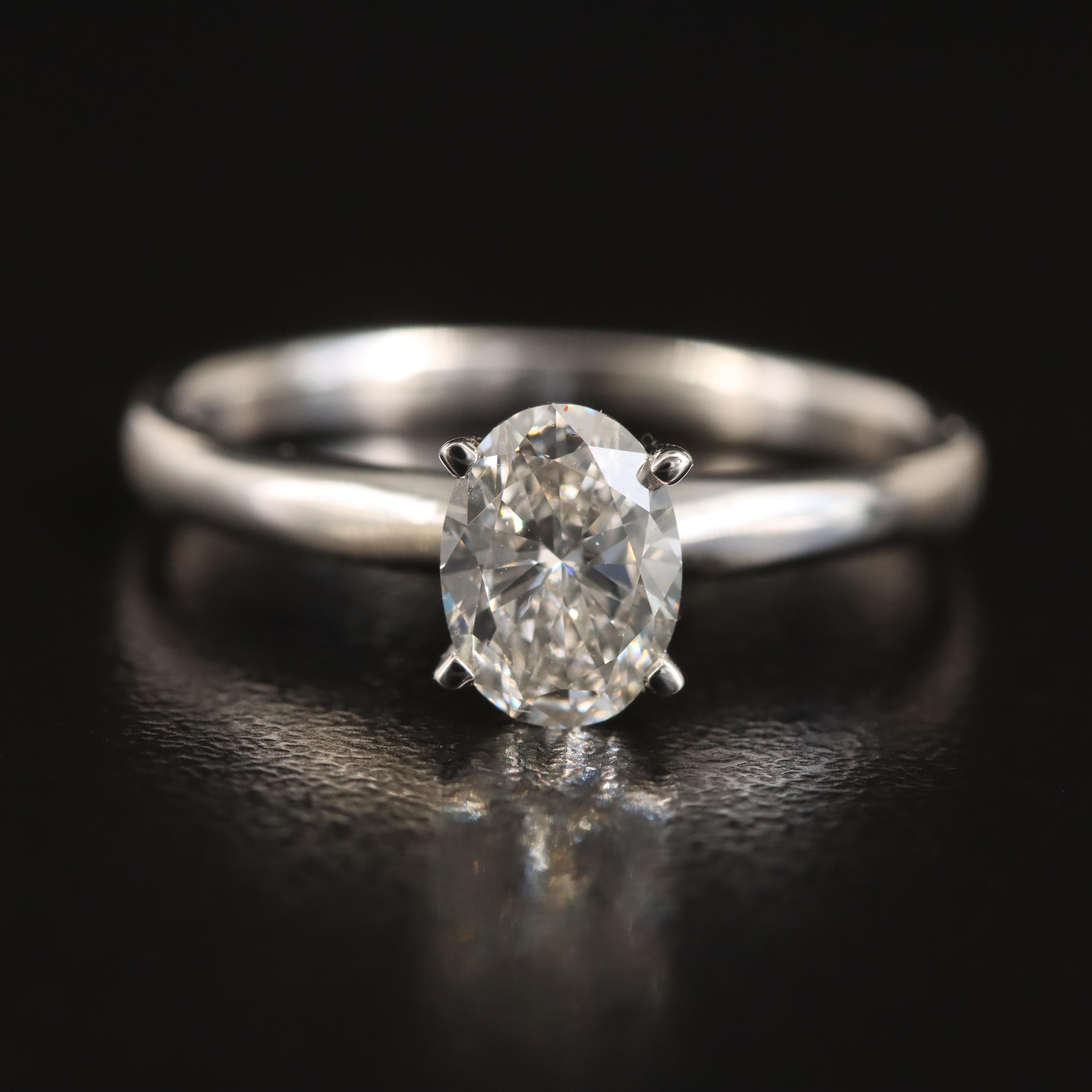 14K 0.79 CT Lab Grown Diamond Solitaire Ring