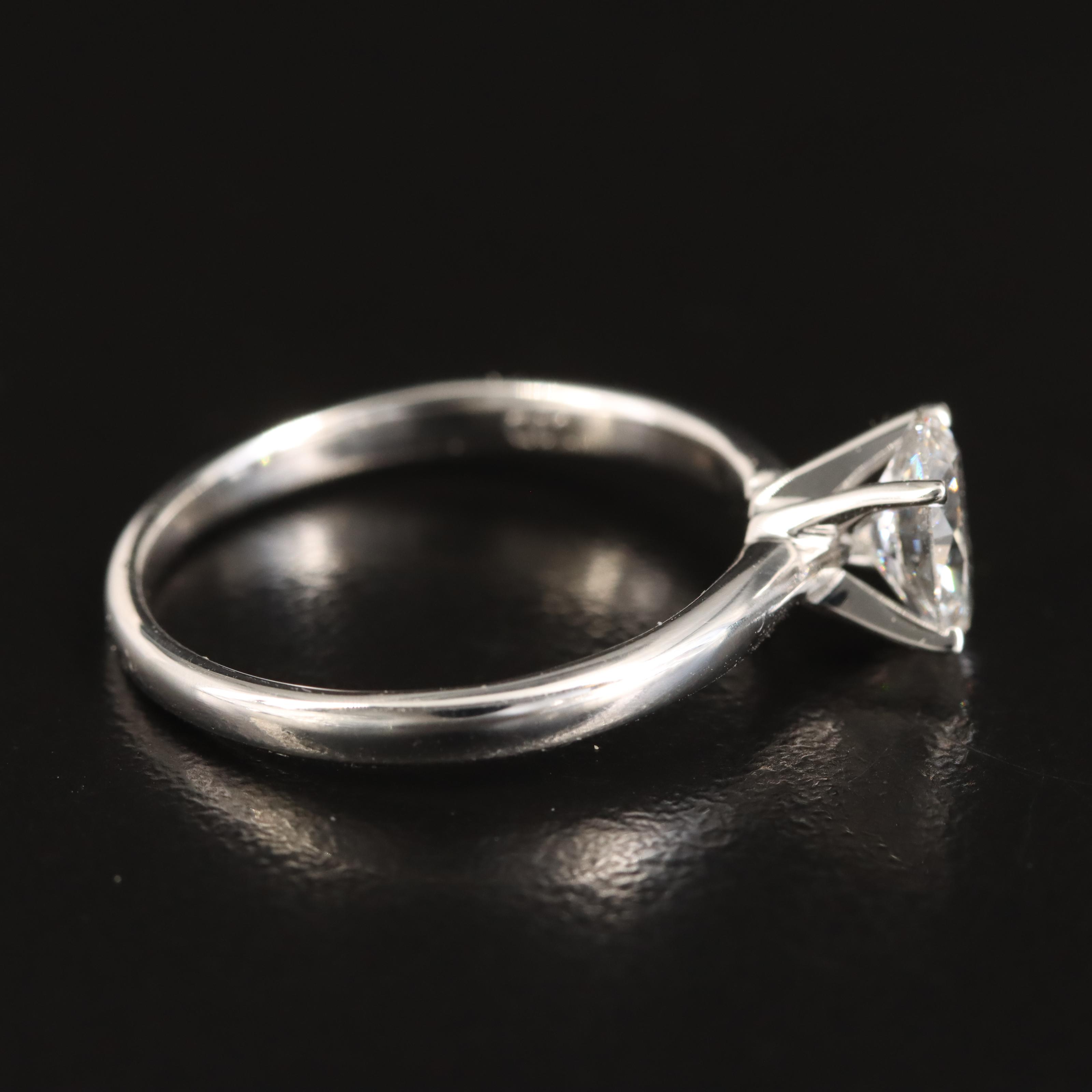 14K 0.79 CT Lab Grown Diamond Solitaire Ring