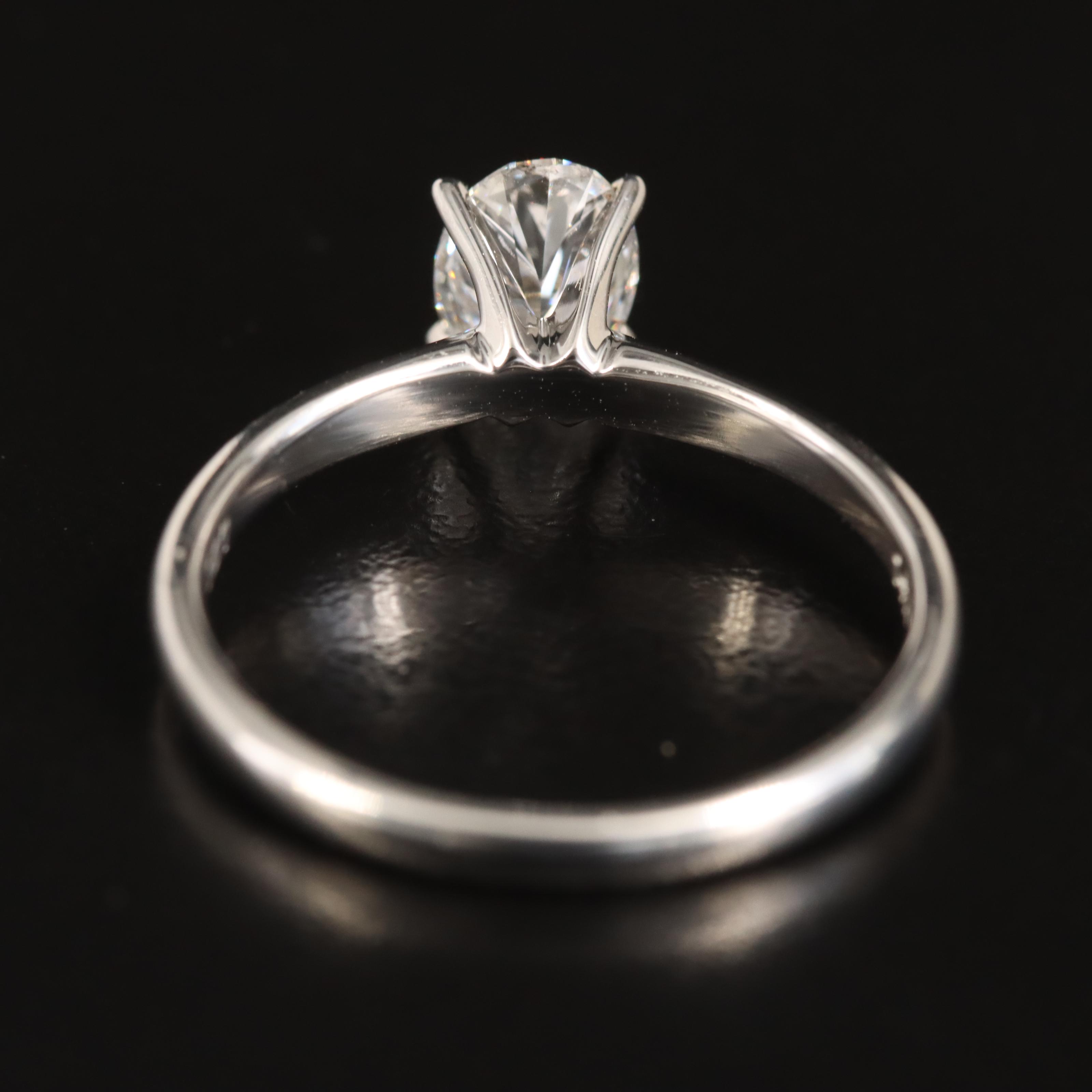 14K 0.79 CT Lab Grown Diamond Solitaire Ring