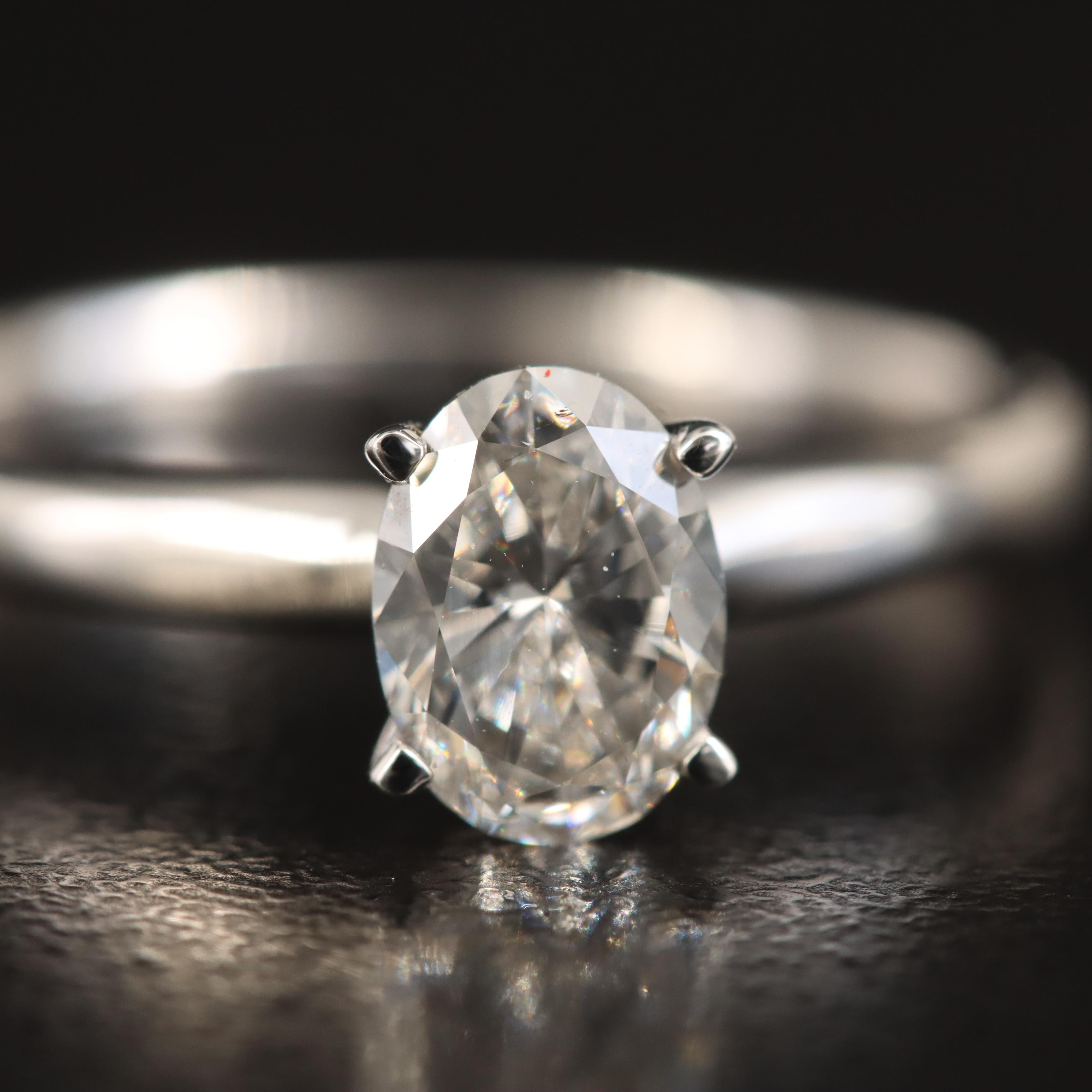 14K 0.79 CT Lab Grown Diamond Solitaire Ring