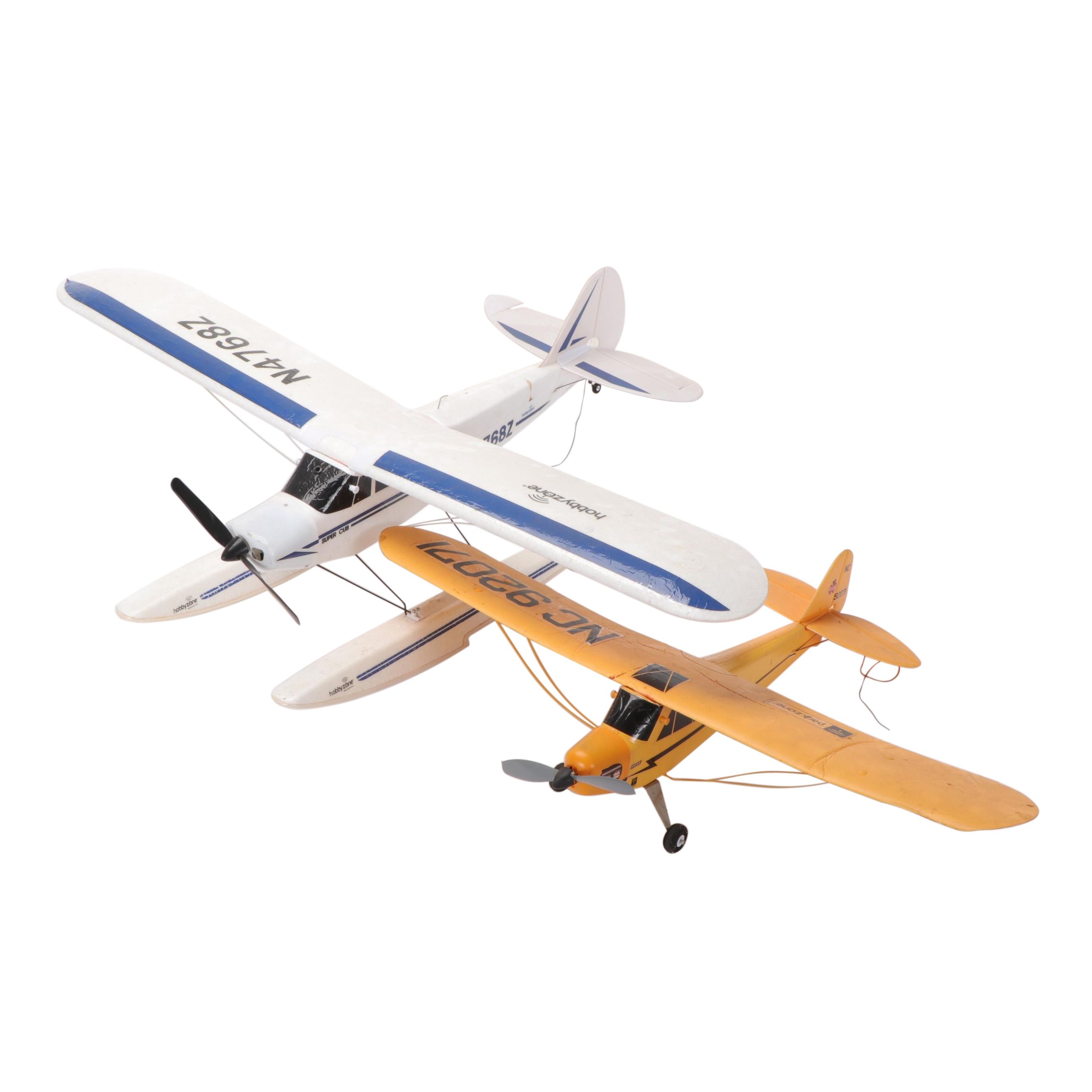 Parkzone Sport Cub Piper J3 NC92071 and Super Cub DSM N4768Z RC Model Planes