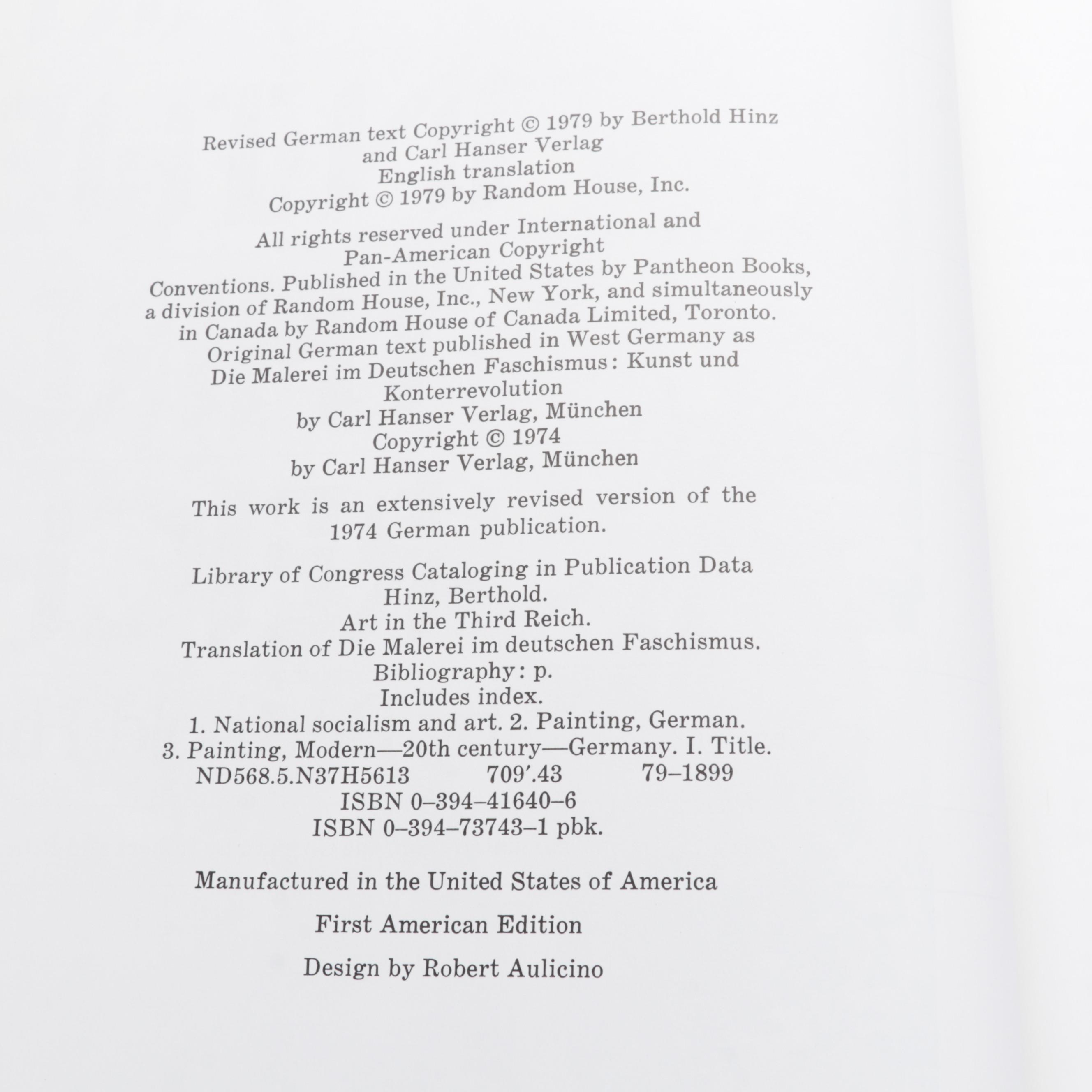 First Edition Early Printing "Degenerate Art" by Stephanie Barron and More