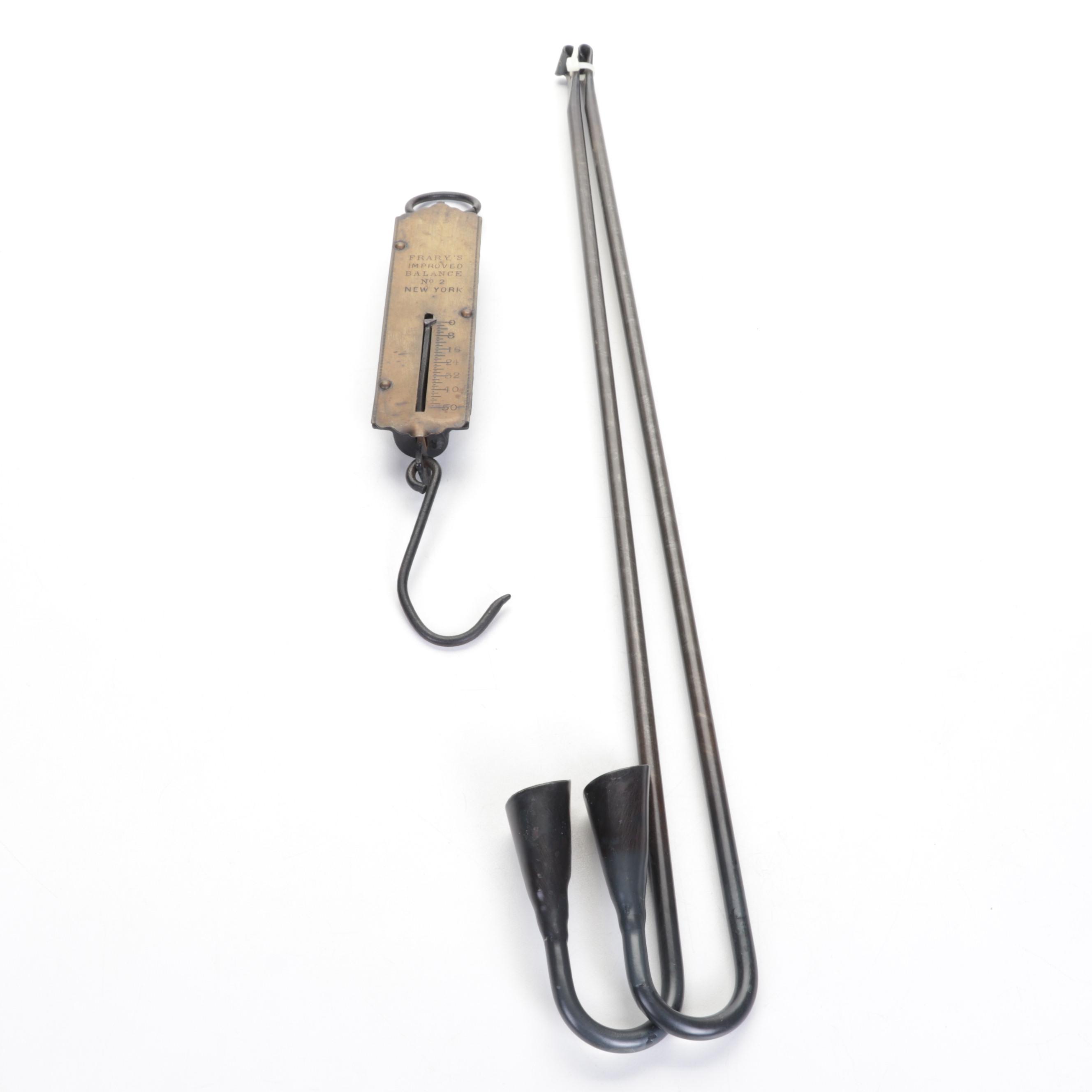 Cast Iron Candle Sconce, Scales, Block Planes and Other Primitive Tools