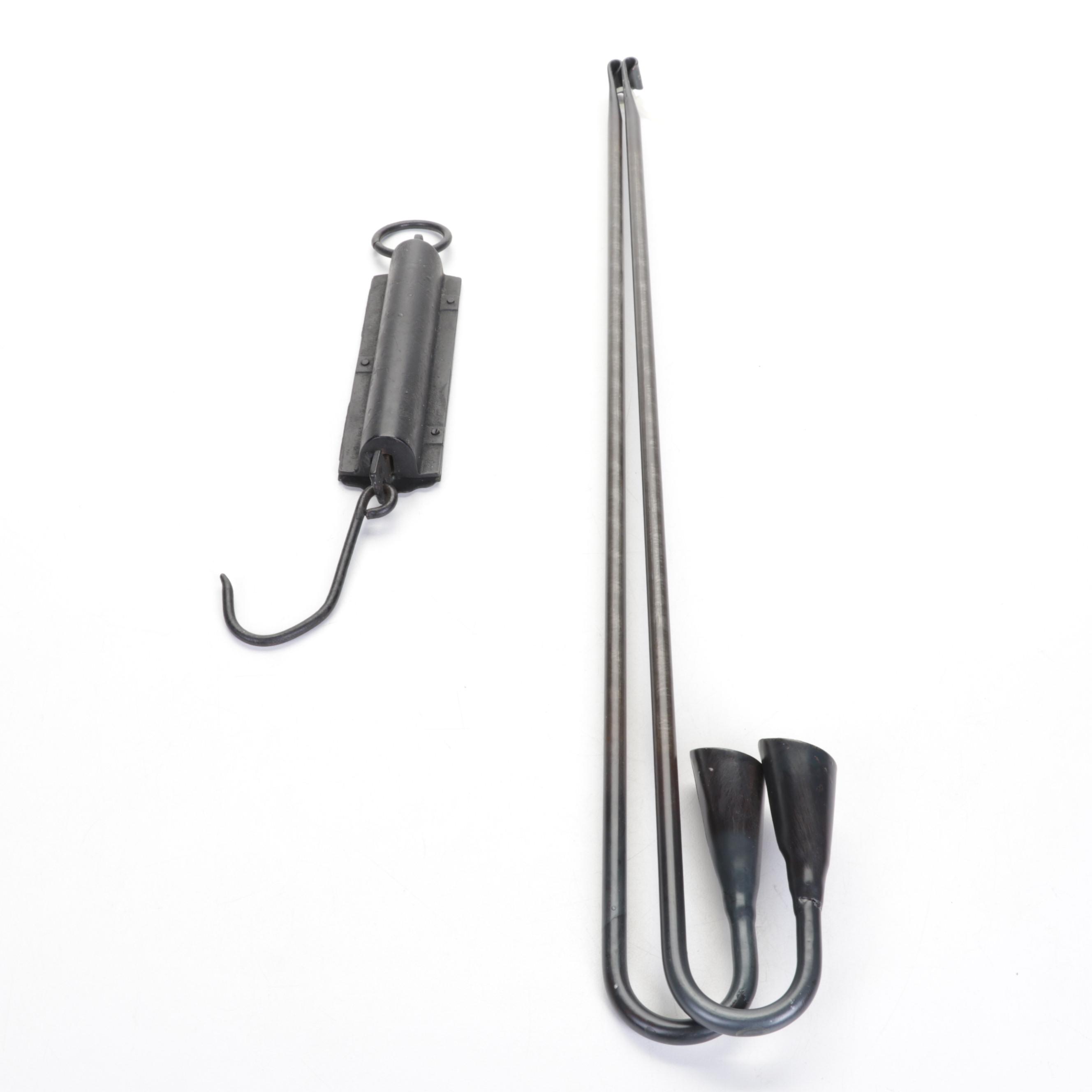 Cast Iron Candle Sconce, Scales, Block Planes and Other Primitive Tools