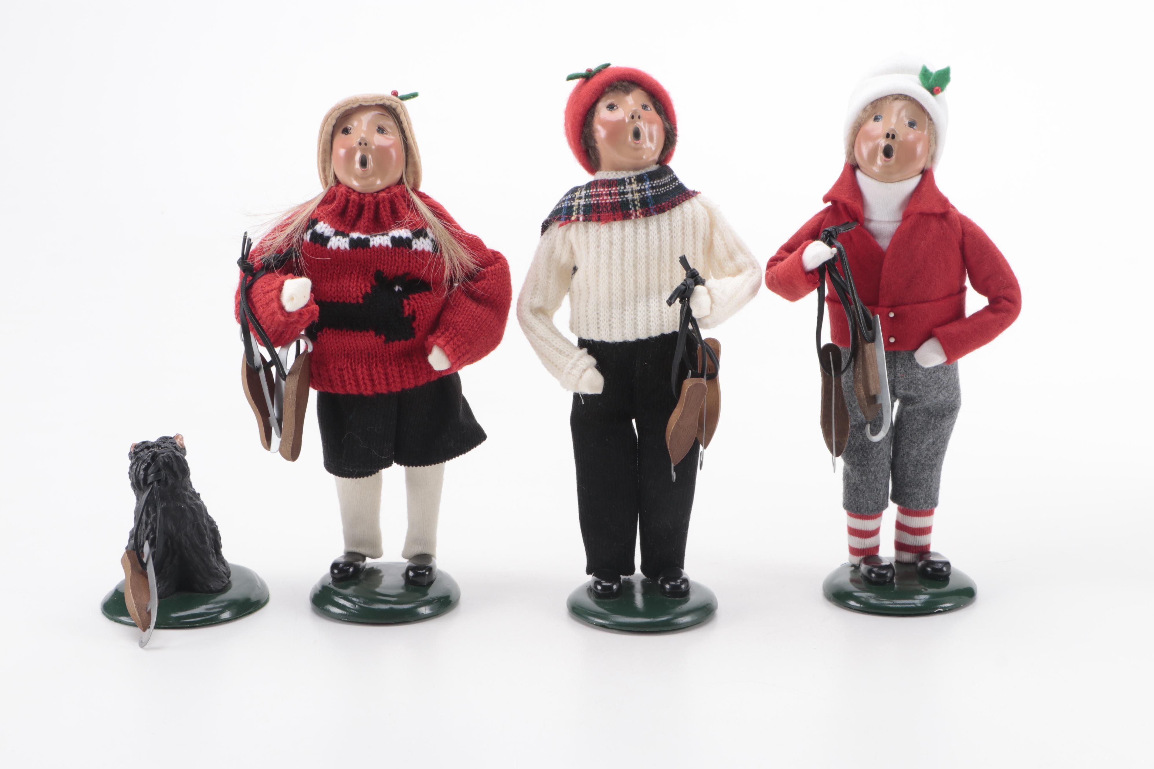 Byers' Choice For Talbots and Other "The Carolers" Ice Skaters