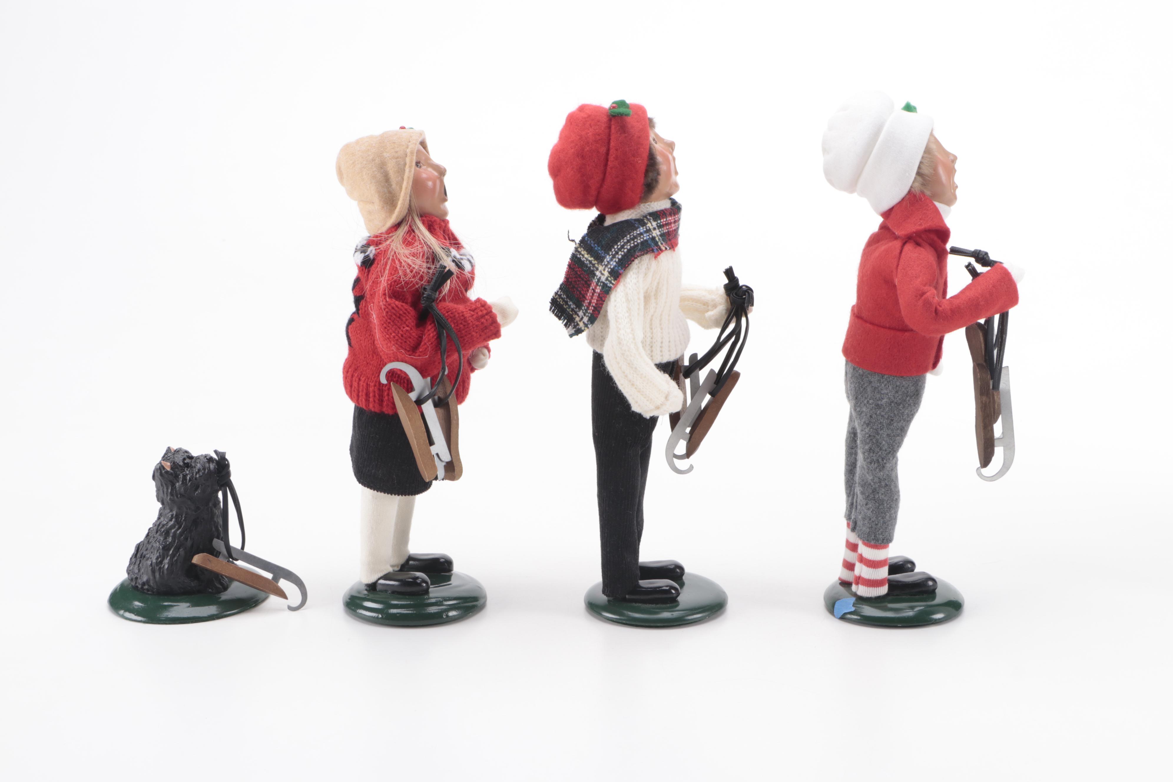 Byers' Choice For Talbots and Other "The Carolers" Ice Skaters